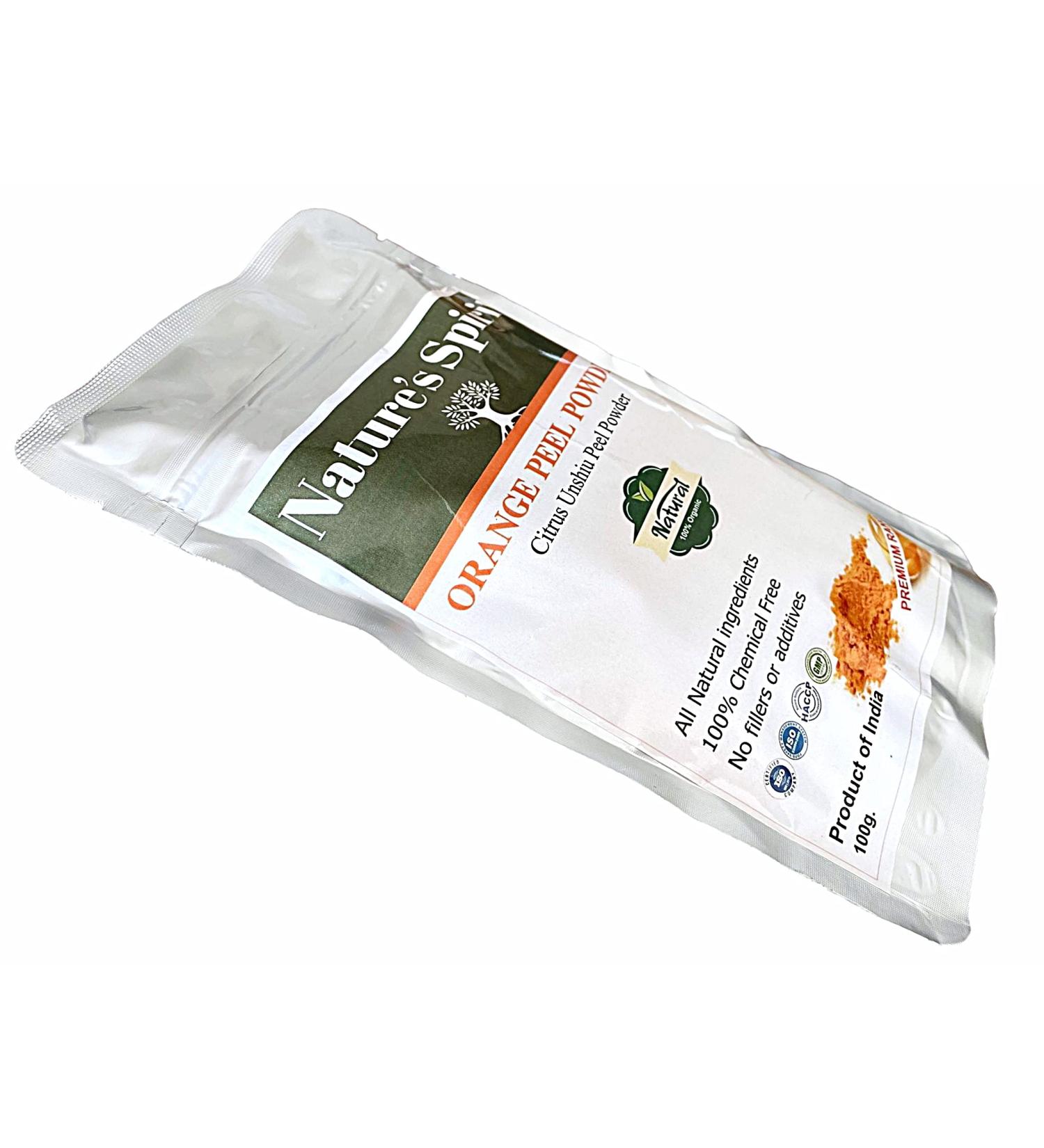 Natural Orange Peel Powder 100g Skin Tone Complexion Face Mask