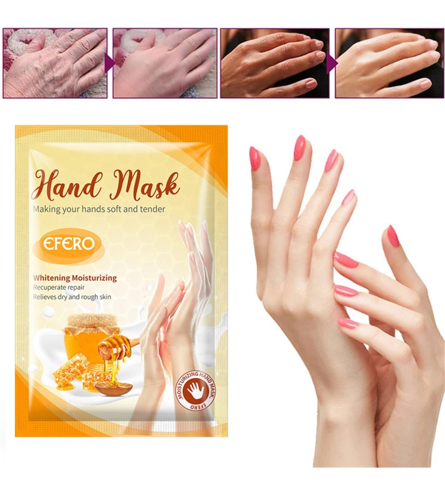 Yueci Sweetheart Hand Mask Gloves - Moisturizing Nourishing & Anti-Aging Care for Dry Cracked Hands - Buy Online on GoSupps.com