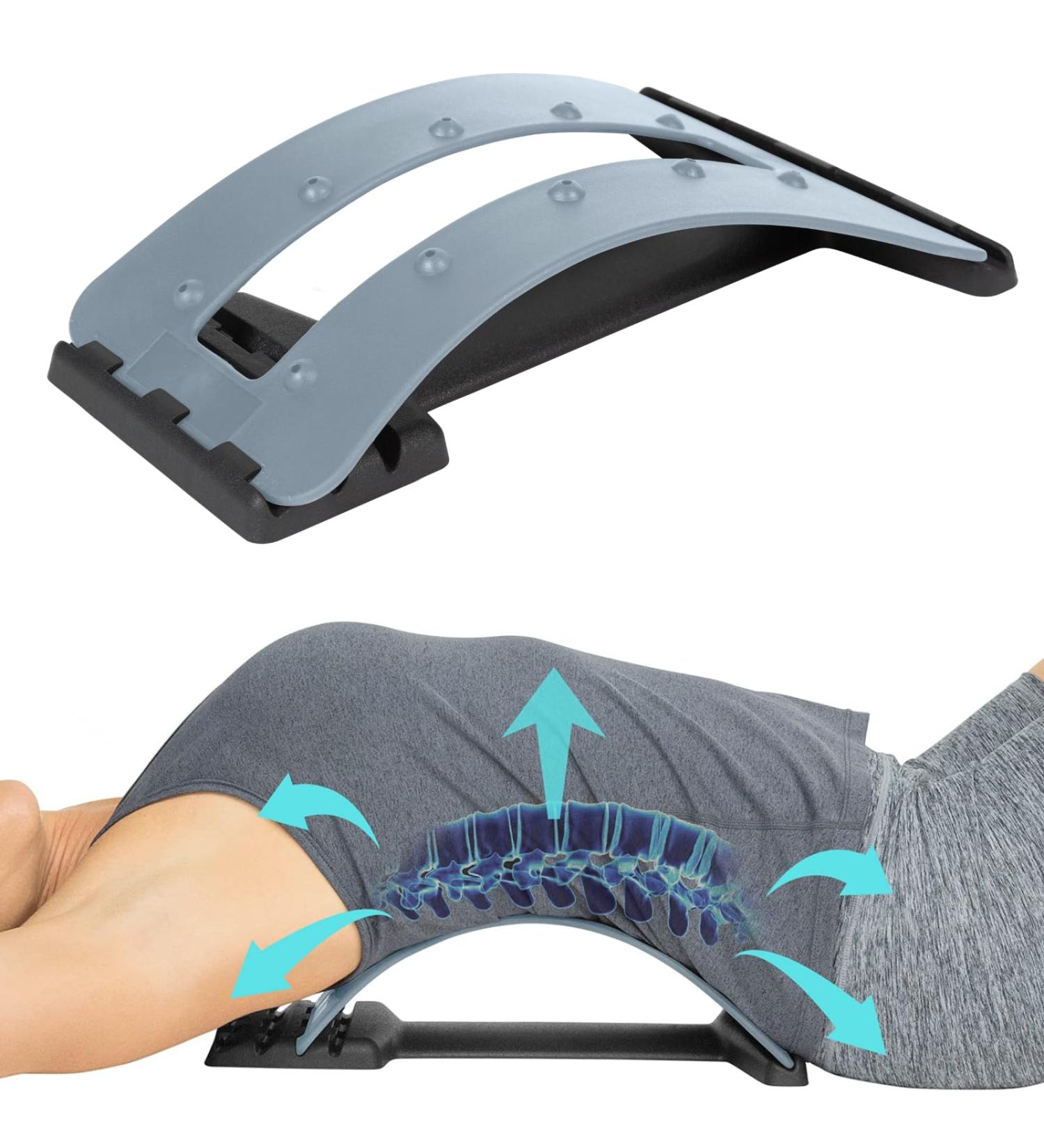 Vive Back Stretcher & Cracker Device - Posture Corrector for Neck & Lumbar Pain Relief Herniated Disc & Spinal Stenosis - Orthopedic Spine Extension Tool - Buy Online on GoSupps.com