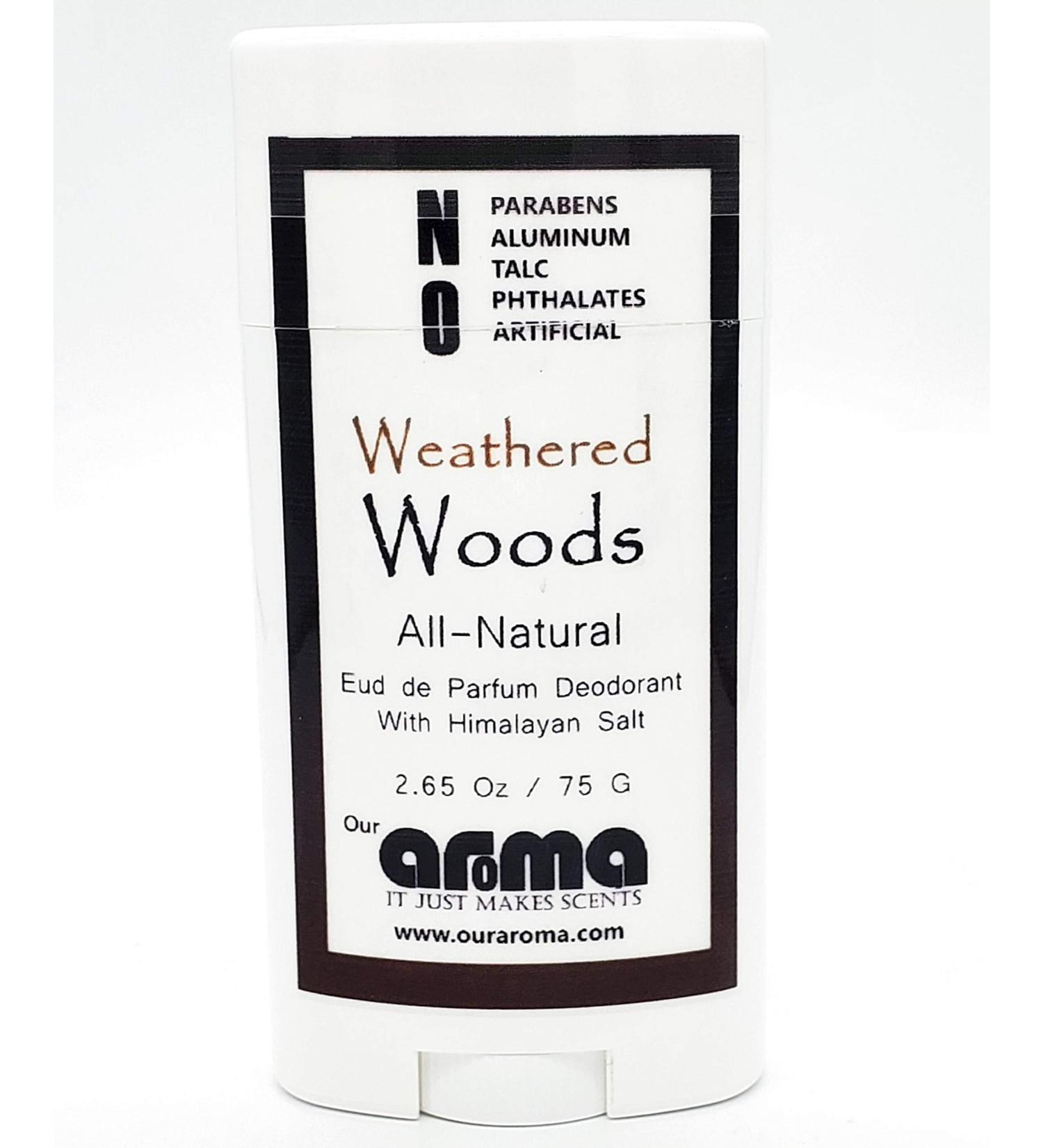 All-Natural Vegan Deodorant for Women & Men - Gluten Free Cruelty Free Aluminum Free - Weathered Woods - Buy Online on GoSupps.com