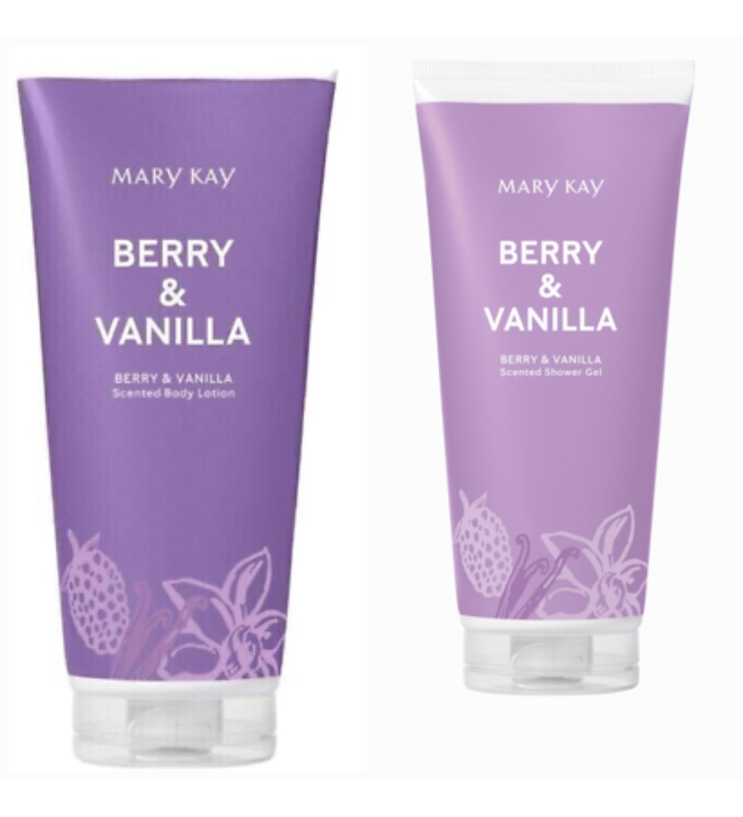 Marykay BERRY & Vanilla Scented Body Lotion & Shower gel-NEW & SEALED