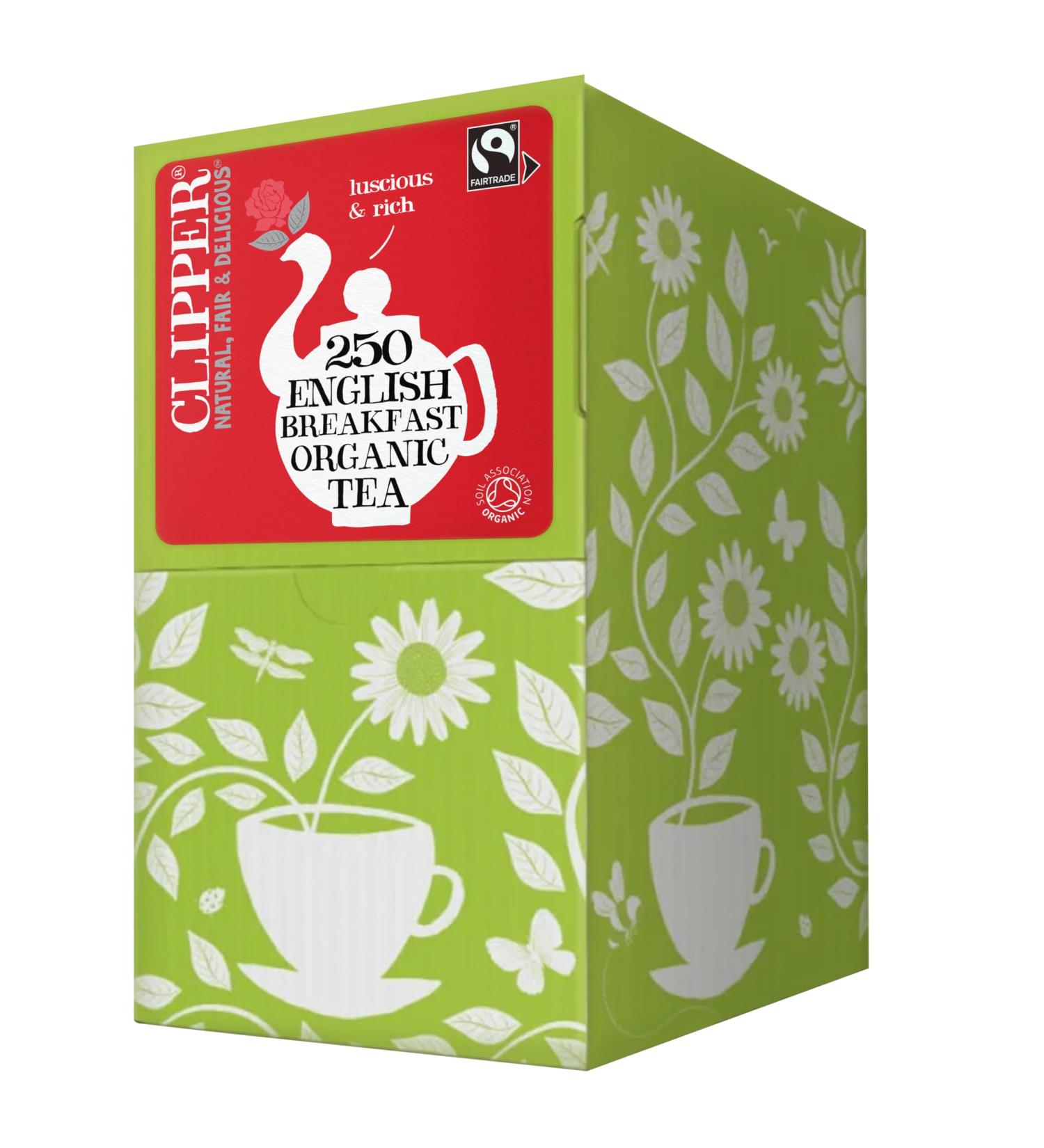 Clipper Organic Speciality English Breakfast 250 Teabags - Buy Online on GoSupps.com