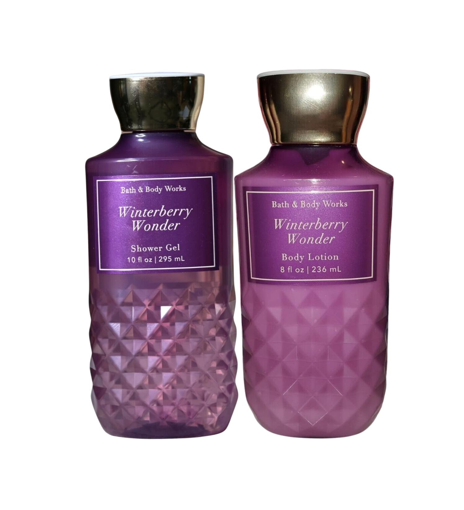 Bath and Body Works Winterberry Wonder Gift Set | 10 oz Shower Gel & 8 oz Lotion - International Shipping Available - Buy Online on GoSupps.com