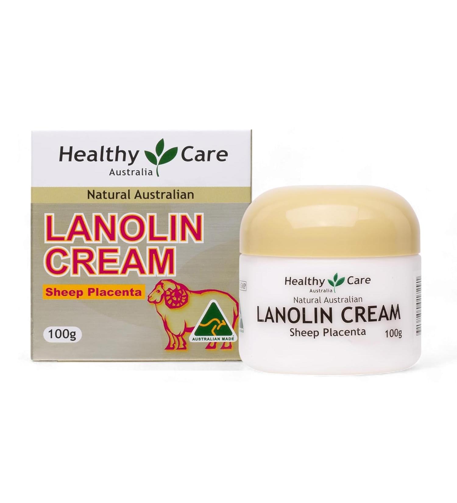 Healthy Care Lanoline Cream with Sheep Placenta - 3.52 Oz - Buy Online on GoSupps.com