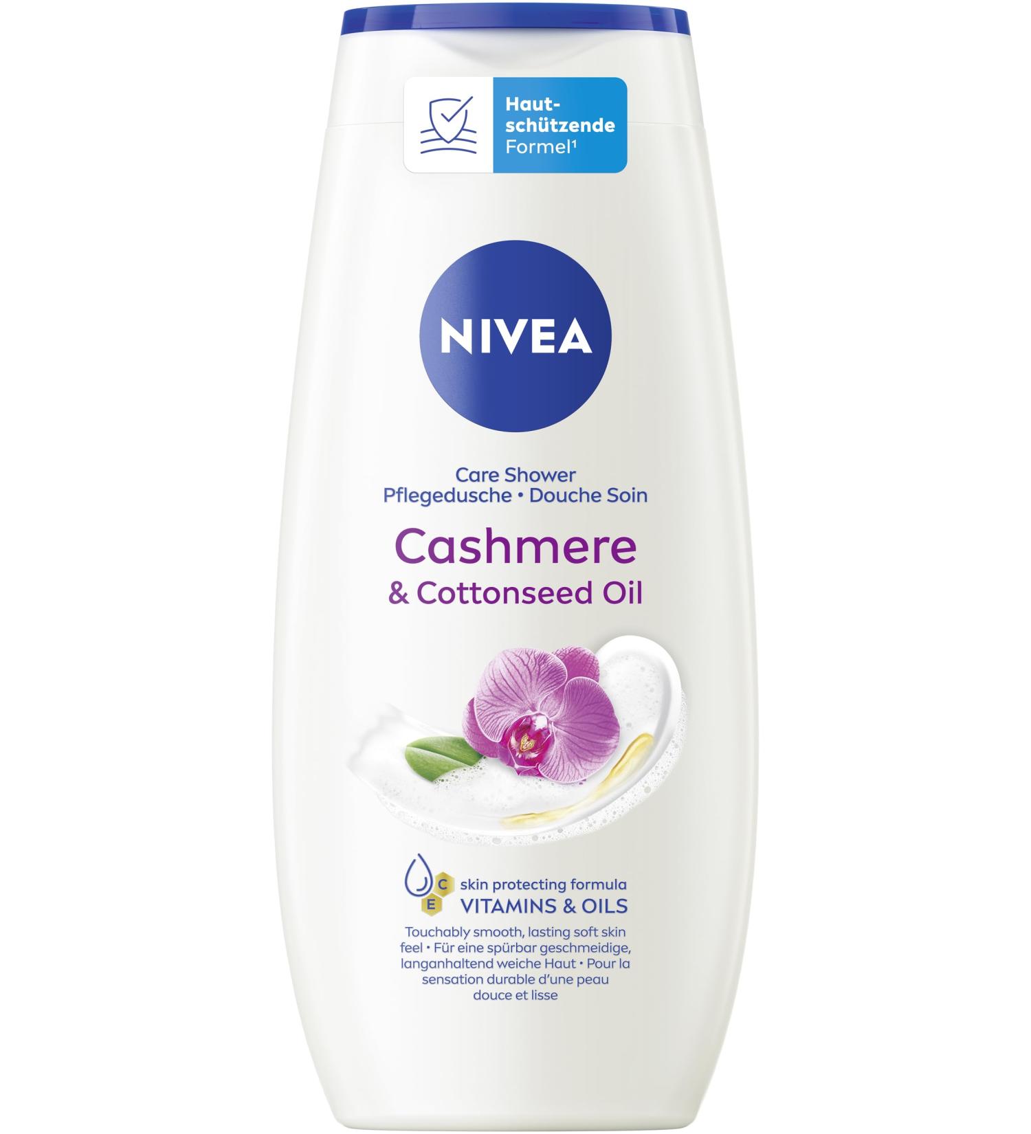 Beiersdorf NIVEA Cashmere & Cottonseed Oil Shower Gel 250 ml