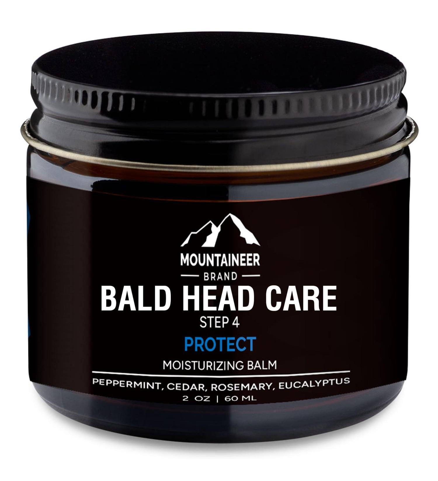 Mountaineer Brand Bald Head Care Moisturizing Balm | Matte Finish | Hydrated Skin | Natural Botanical Blend | 2oz - Buy Online on GoSupps.com