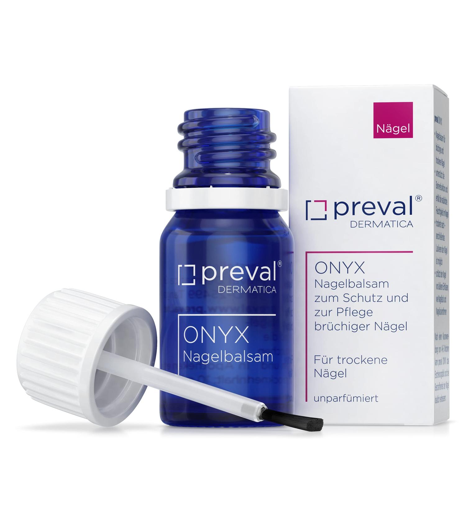 Preval Onyx 10 ml | Nail Hardener & Construction Serum | Strengthen Brittle Nails & Dry Cuticles | Oil-Free Base Coat - Buy Online on GoSupps.com