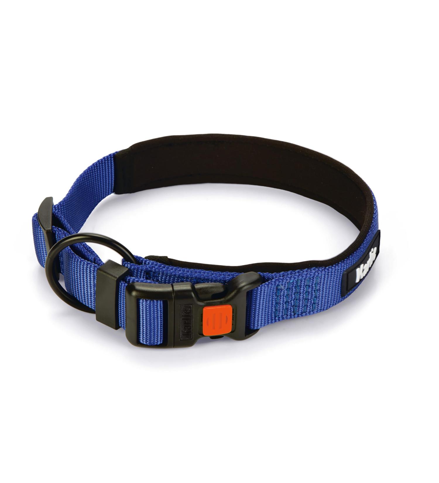 Karlie Art Sportiv Premium dog collars nylon blue 45-50x2.5 cm Blue L: 45-50 cm W: 25 mm