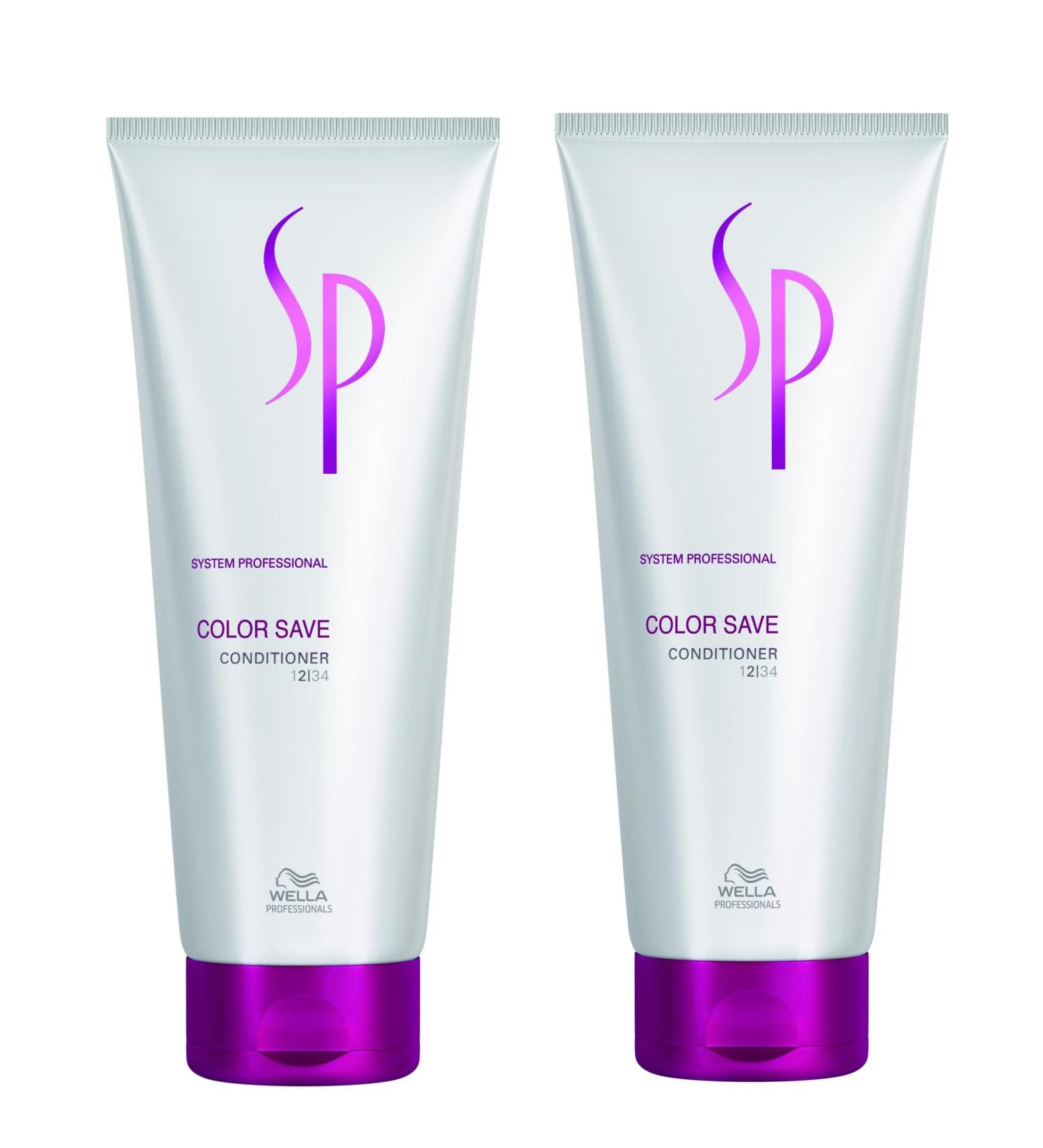 2x Wella SP System Professional Care Color Save Conditioner 200 ml