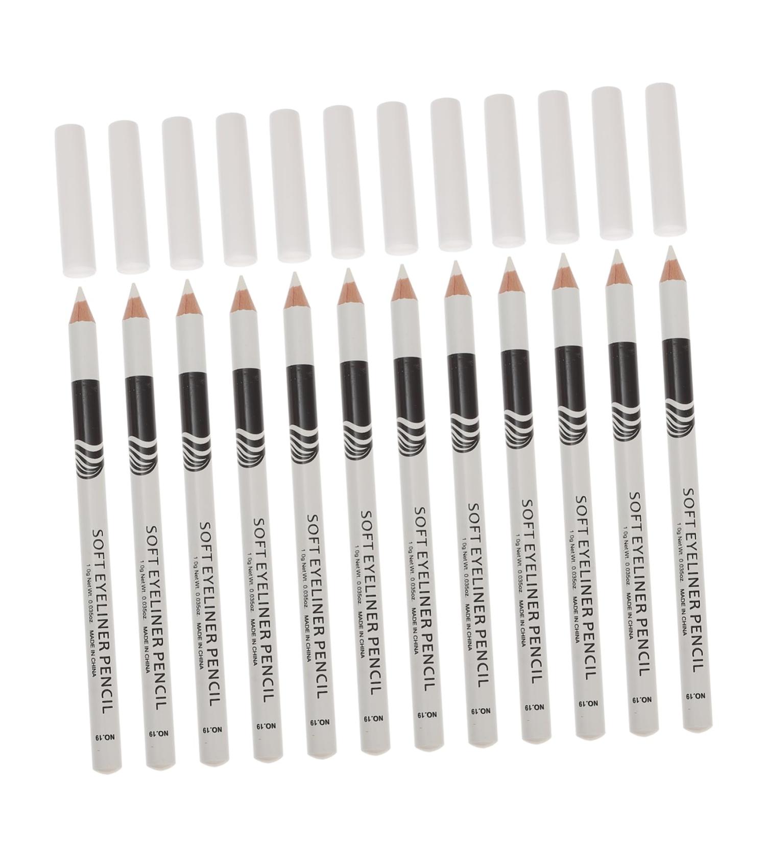 BELLIFFY 12pcs Lying Silkworm Eyeliner Glitter Highlighters Highlighter Pens Makeup Eyeliner Plastic White - Buy Online on GoSupps.com