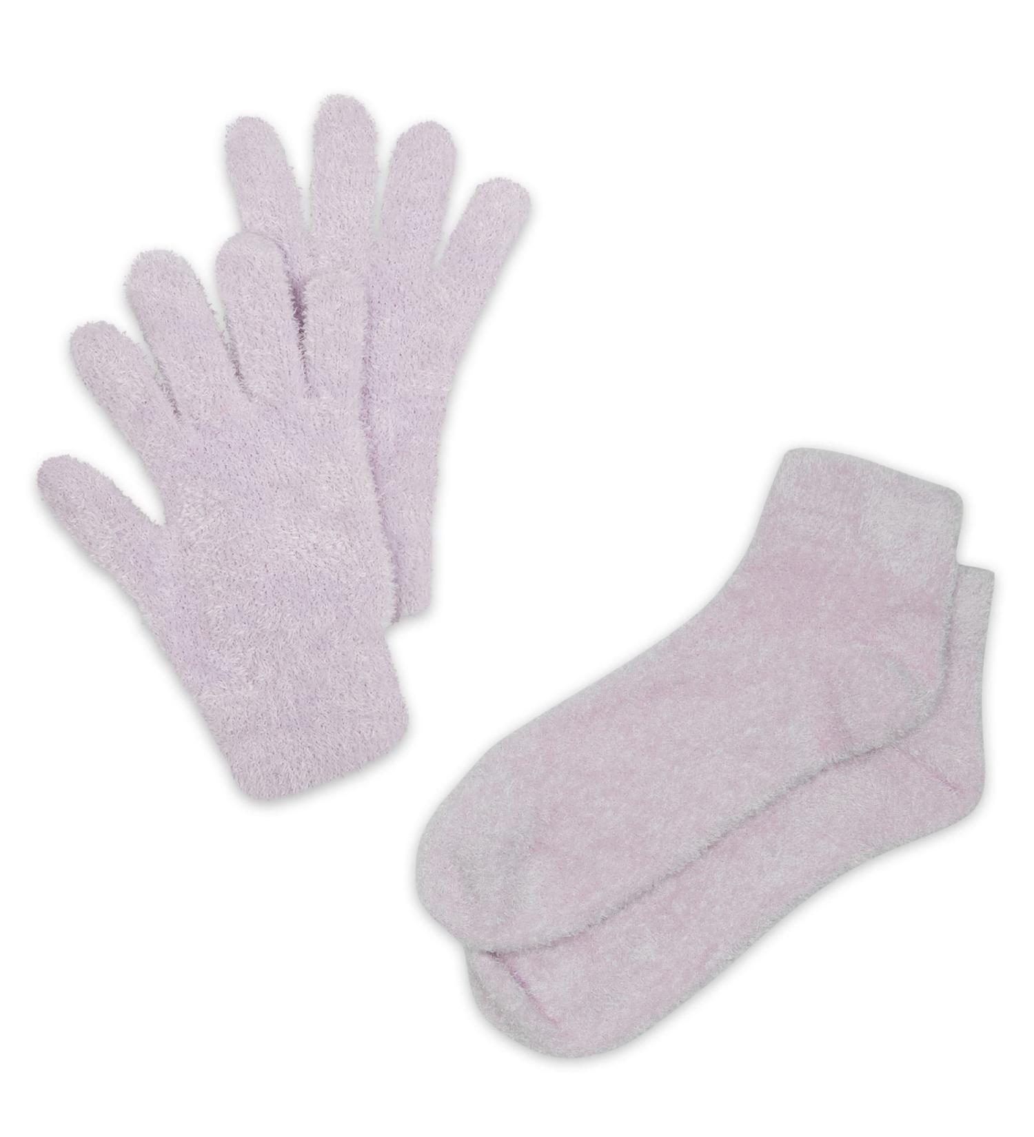 Bucky Aloe-Infused Therapeutic Moisturizing Spa Gloves & Socks Set Purple - Buy Online on GoSupps.com