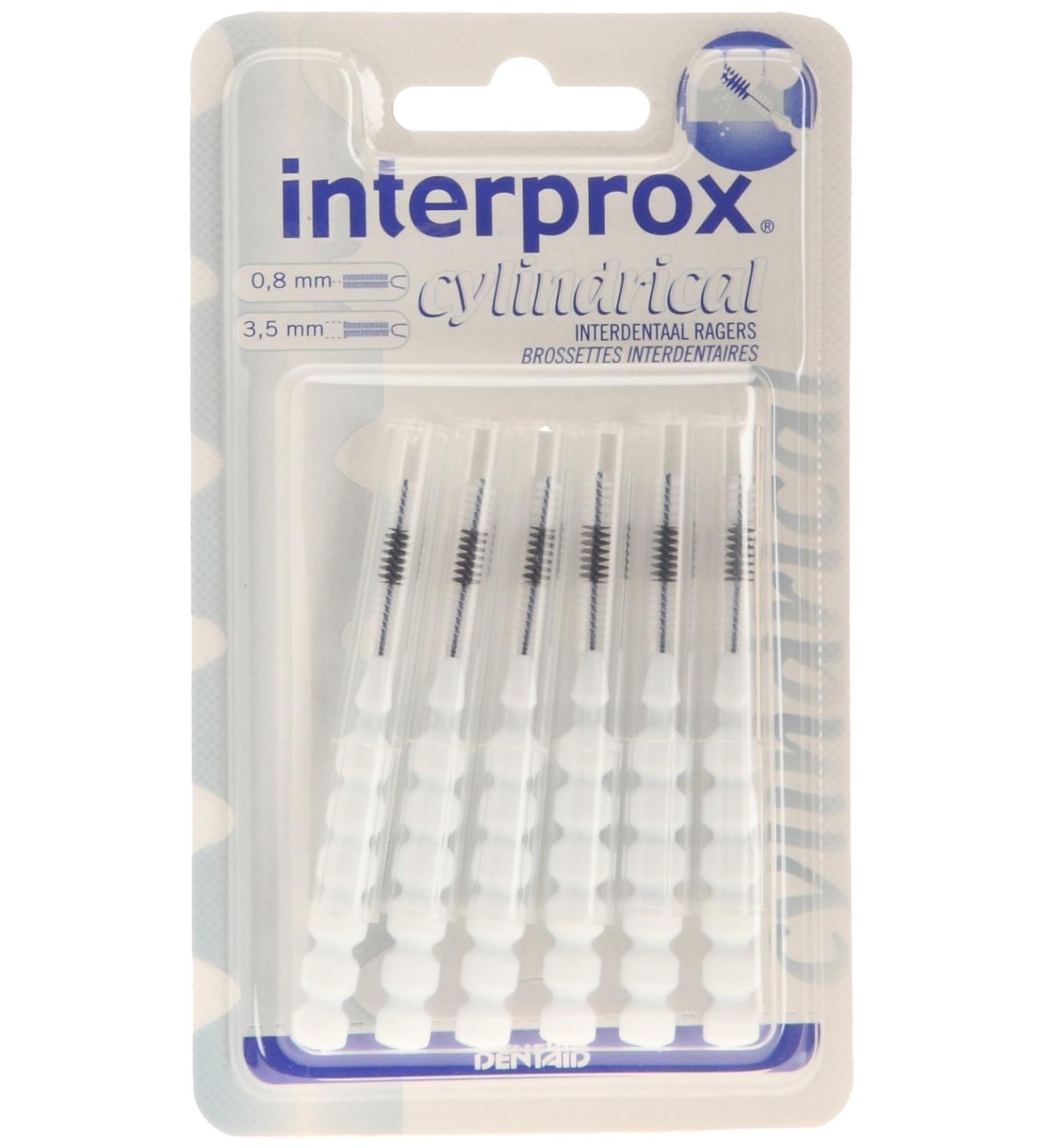 Interprox Cylindrique 4867813 Interdental brushes 6 pieces white