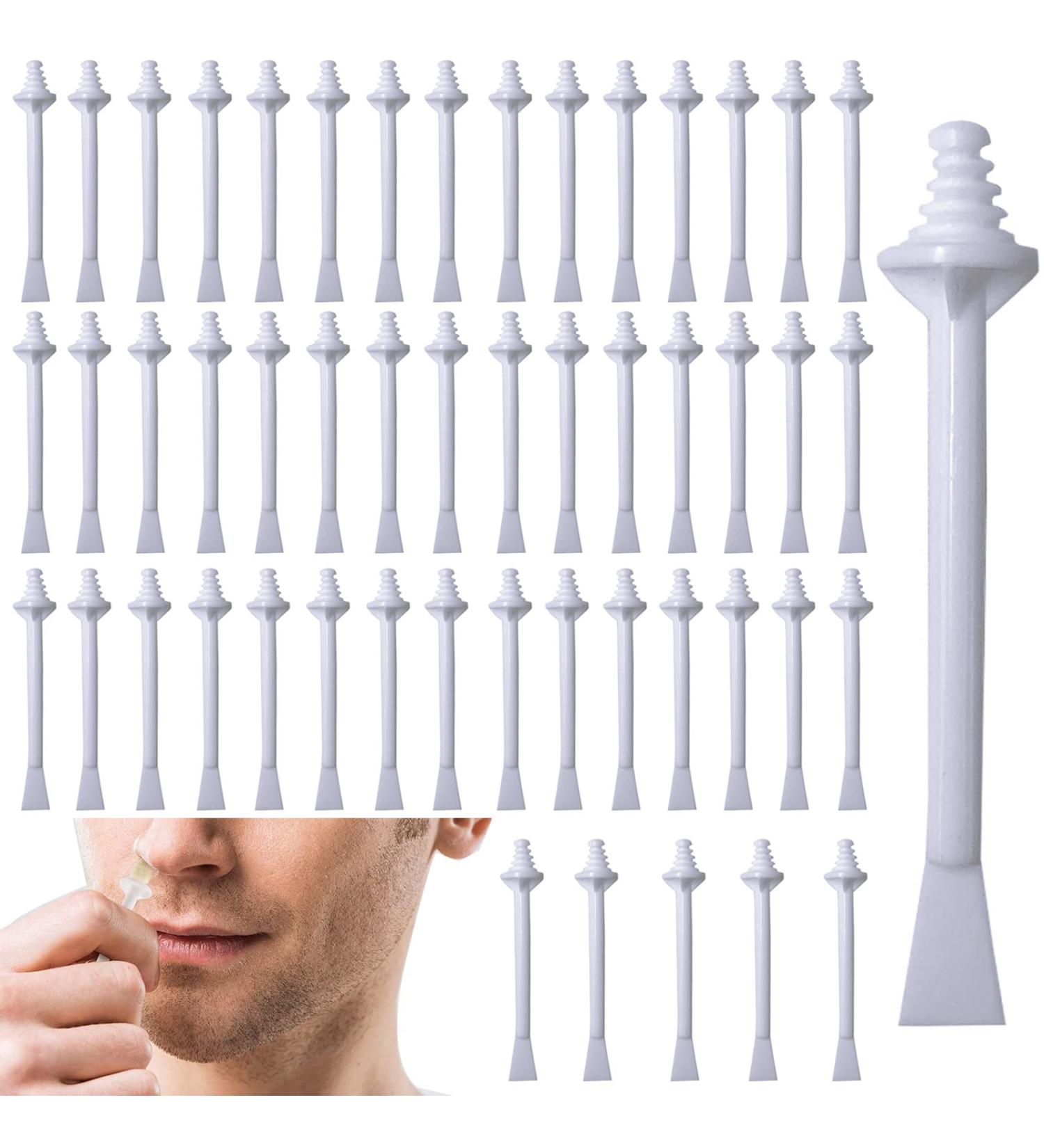 Nose Wax Chopsticks & Applicators - 70 Pieces for Easy Nose Hair Removal | Premium Nose Wax Sticks & Strips - Buy Online on GoSupps.com