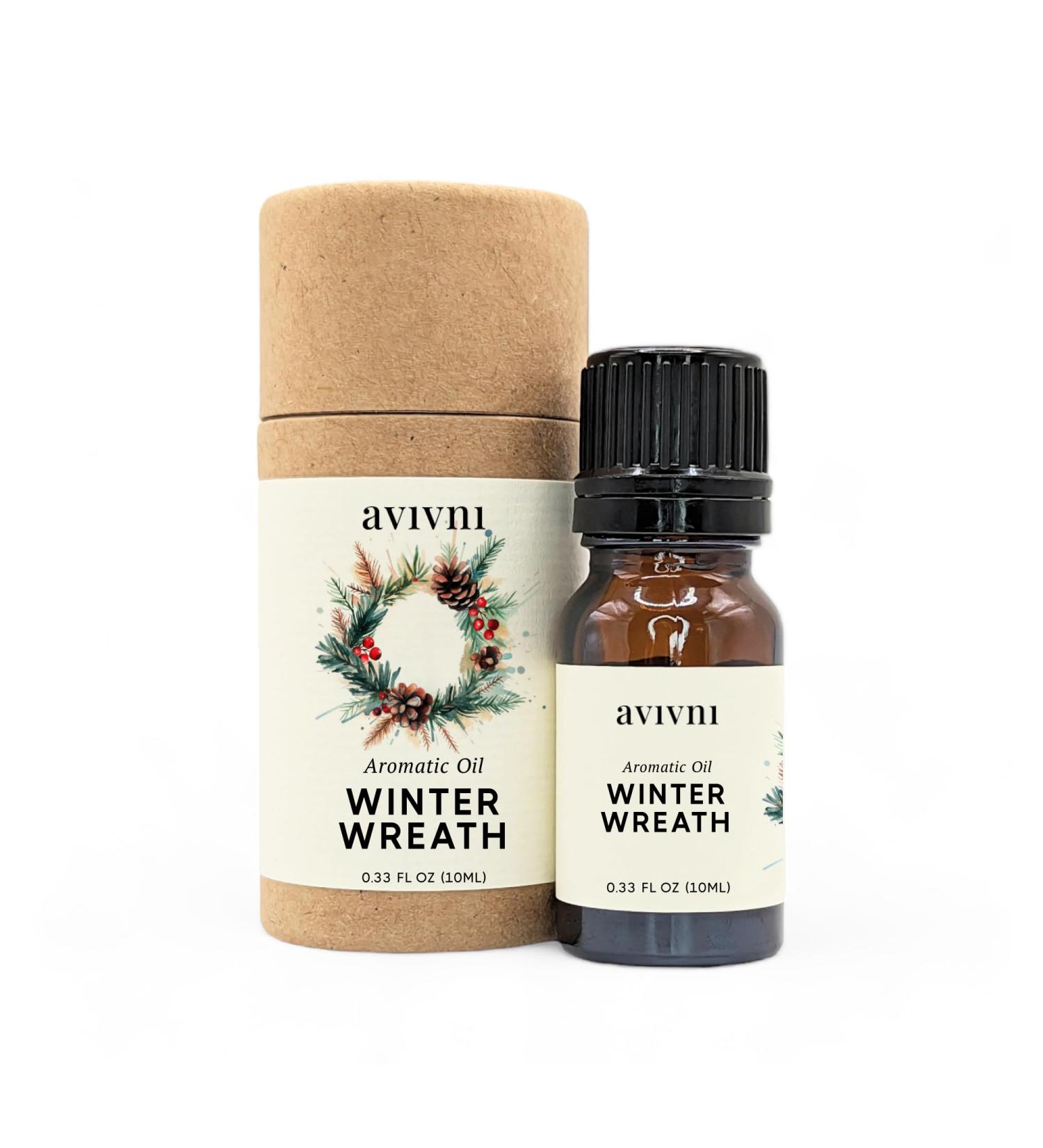 Avivni Winter Wreath Fragrance Oil - Christmas Pine & Orange Blend 100% Pure Phthalate Free Undiluted for Aromatherapy Candles Soap Diffusers (0.33oz - 10m) Winter Wreath 0.33 Fl Oz (Pack of 1) - Buy Online on GoSupps.com