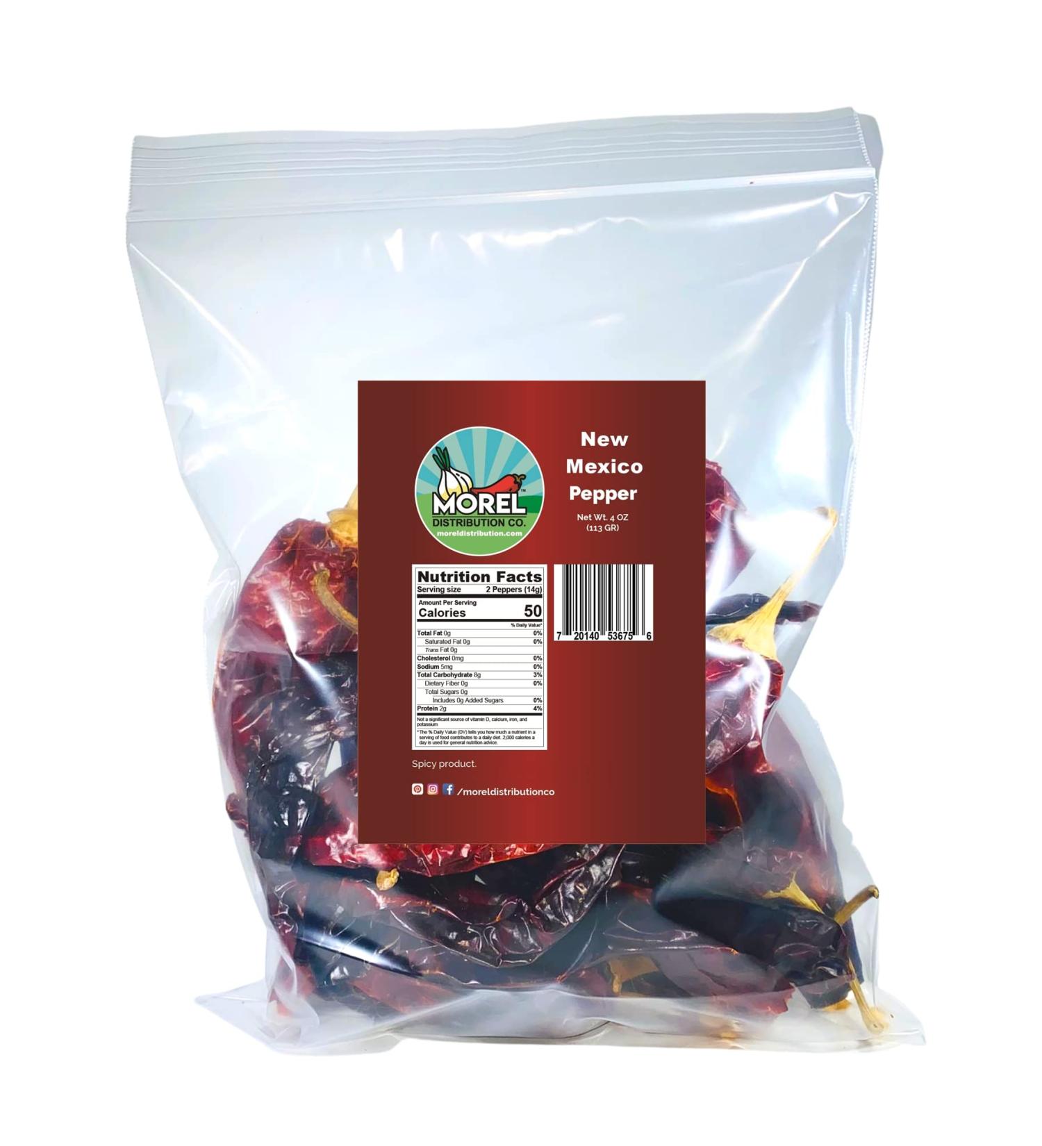 Dried Hatch New Mexico Chile Pepper Red Chili Pods. 4 oz (113 g) and 1 lb (434 g). (4 oz (113 g)) - Buy Online on GoSupps.com