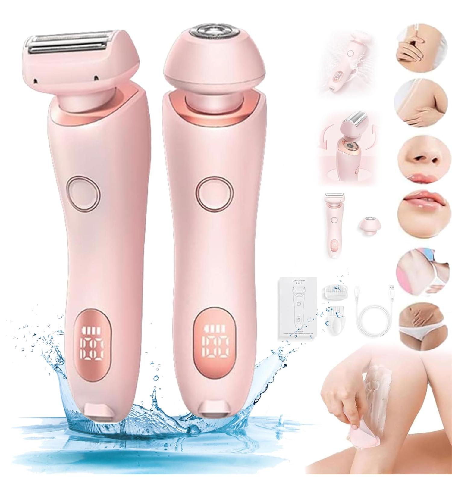 Modira Shaver Modira Mermaid Shaver The Modira Shaver Modira 2 In 1 Electric Razors for Women Modira 3.0 Shaver for Women Livora Shaver Ipx7 Waterproof Wet & Dry (Pink) - Buy Online on GoSupps.com