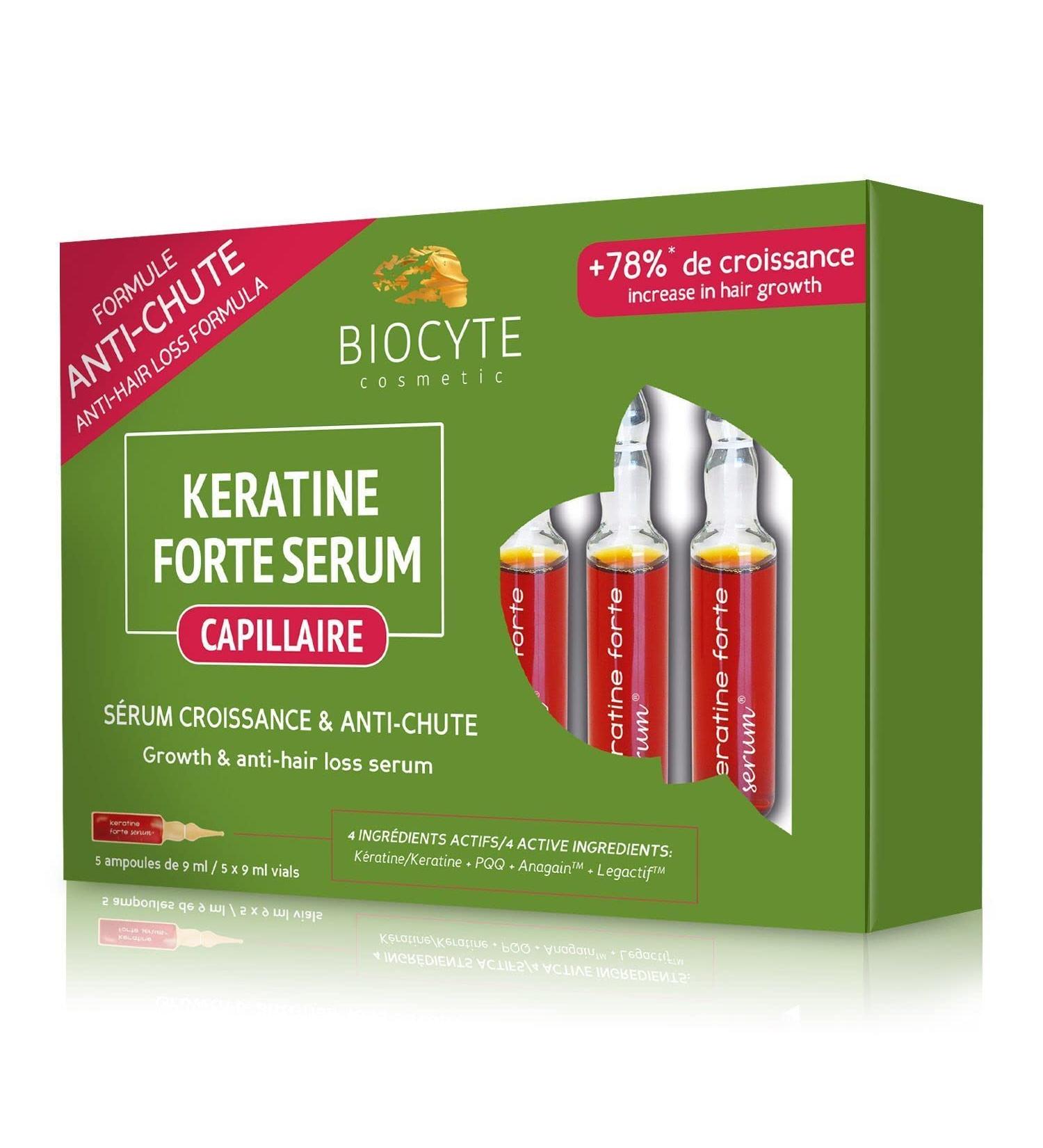 Biocyte Anti-Hair Loss Keratine Forte Serum 5 Phials by Biocyte