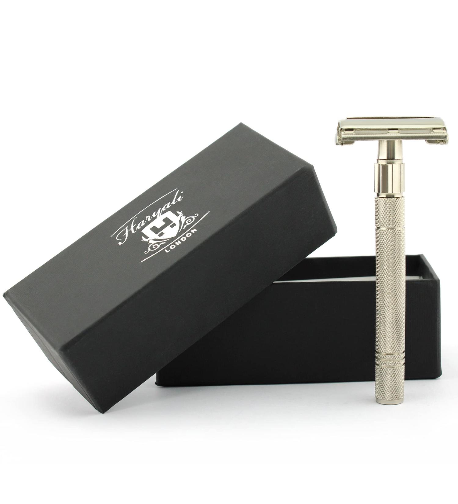 Haryali London Razor Plane - Premium Stainless Steel Wet Razor for Men & Women - Easy Blade Change - 1 Piece Pack - Buy Online on GoSupps.com