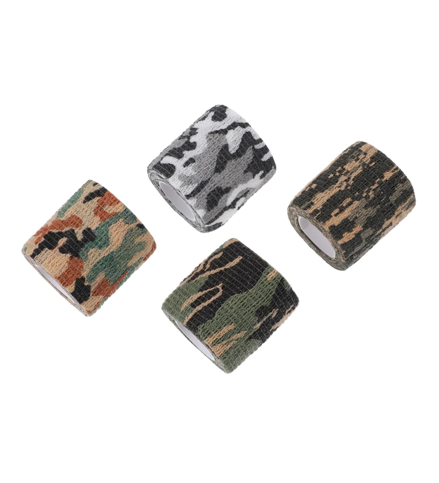 Buy 4 Rolls Outdoor Camouflage Duct Tape - Waterproof Self-Adhesive Camo Wrapping Paper for DIY & Crafts - Buy Online on GoSupps.com