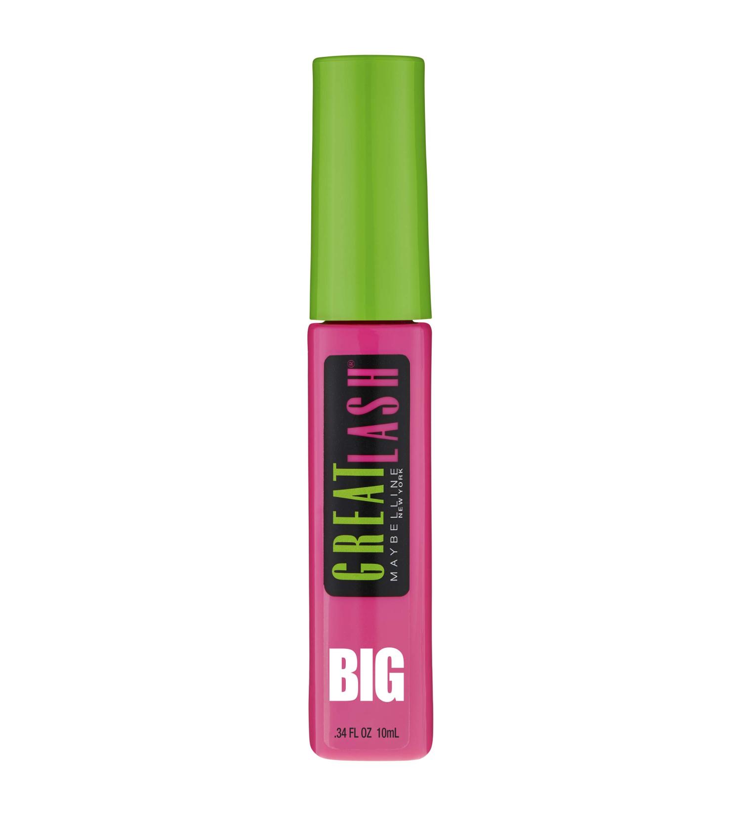 Maybelline Great Lash BIG Washable Mascara Blackest Black - Volumizing 0.34 fl oz - Buy Online on GoSupps.com
