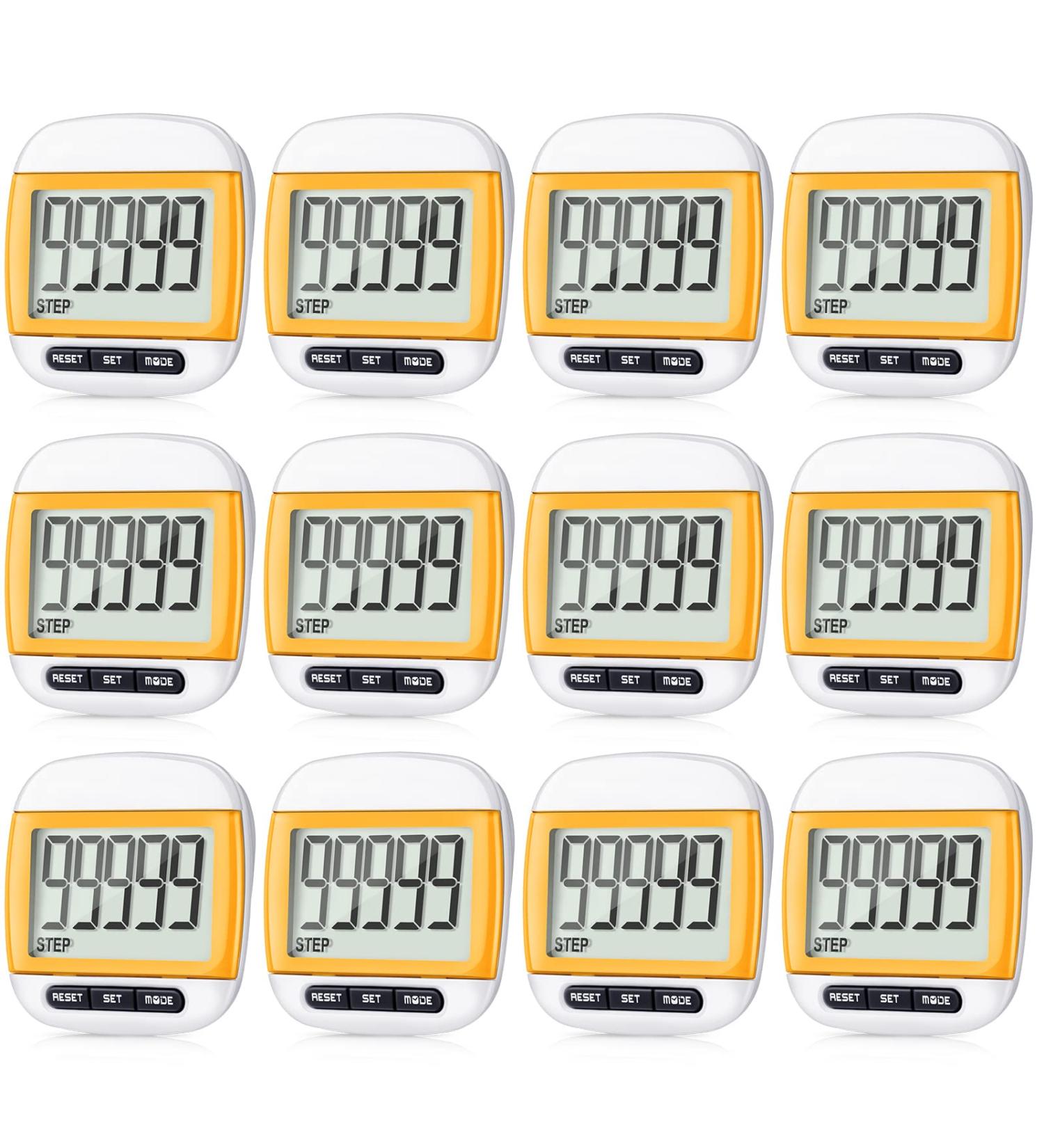 LCD Clip-on Pedometer - Multifunction Step Counter for Seniors, Men, Women & Kids | Walking Distance Tracker for Outdoor Sports & Running - Buy Online on GoSupps.com