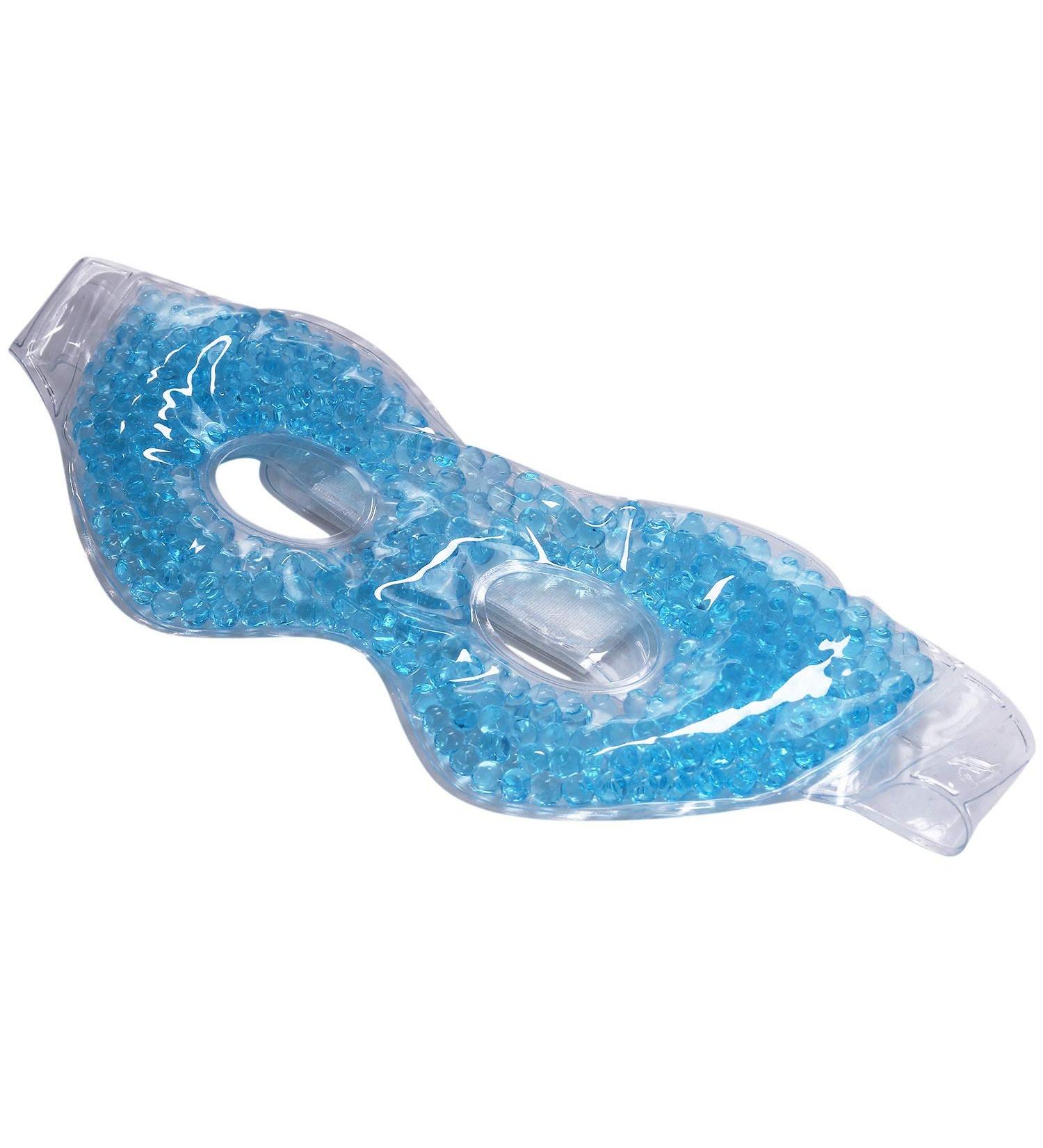 Bsowte Hot Cold Sleeping Eye Mask Ice Cool Blue Compress Gel Eyeshade Fatigue Relief Eye Care Relaxation Remove Dark Circle Sleeping Eye Mask - Buy Online on GoSupps.com