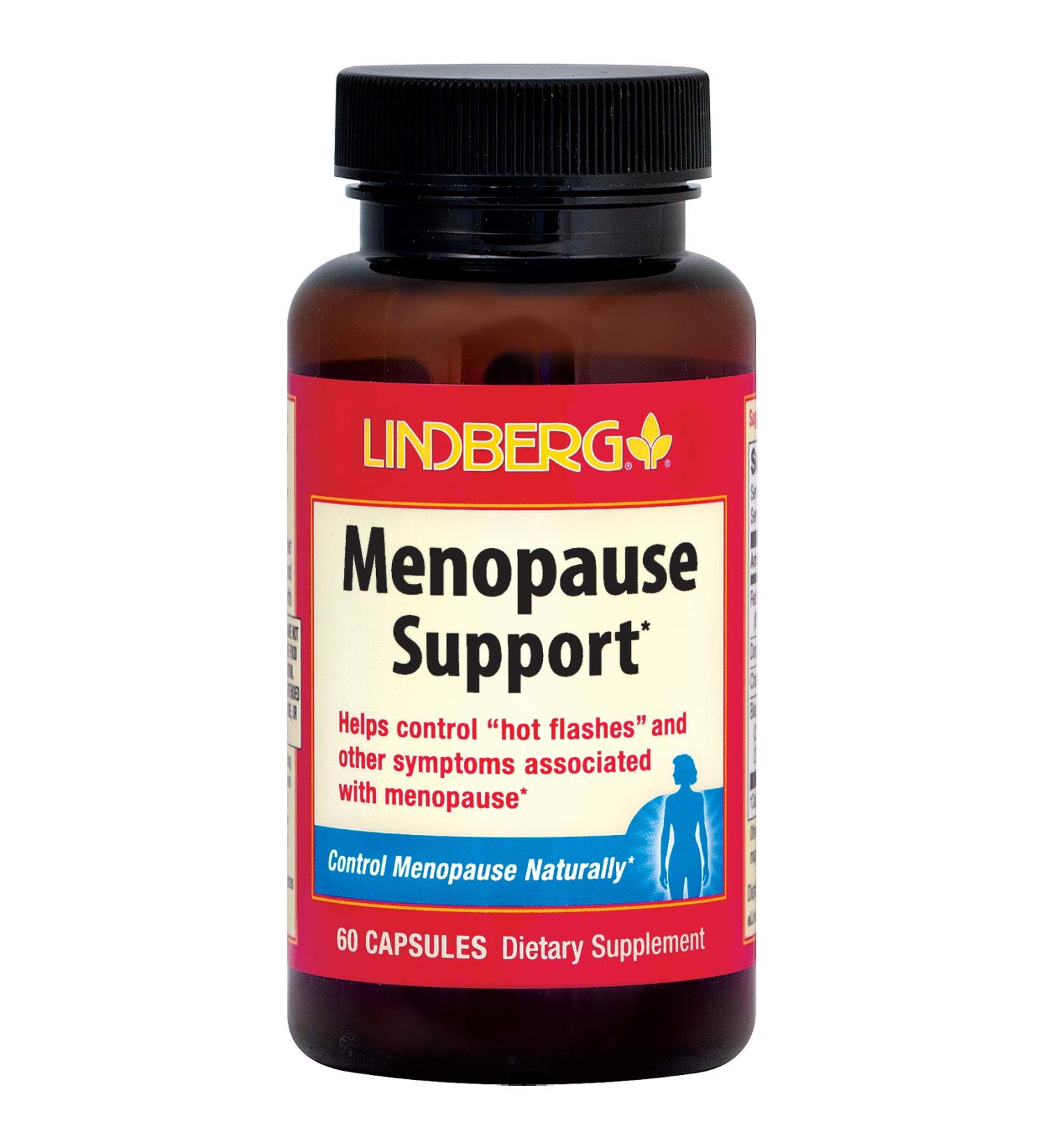 Lindberg Menopause Support* with Premium Black Cohosh, Red Clover, Dong Quai and Chaste Tree Berry, 60 Capsules