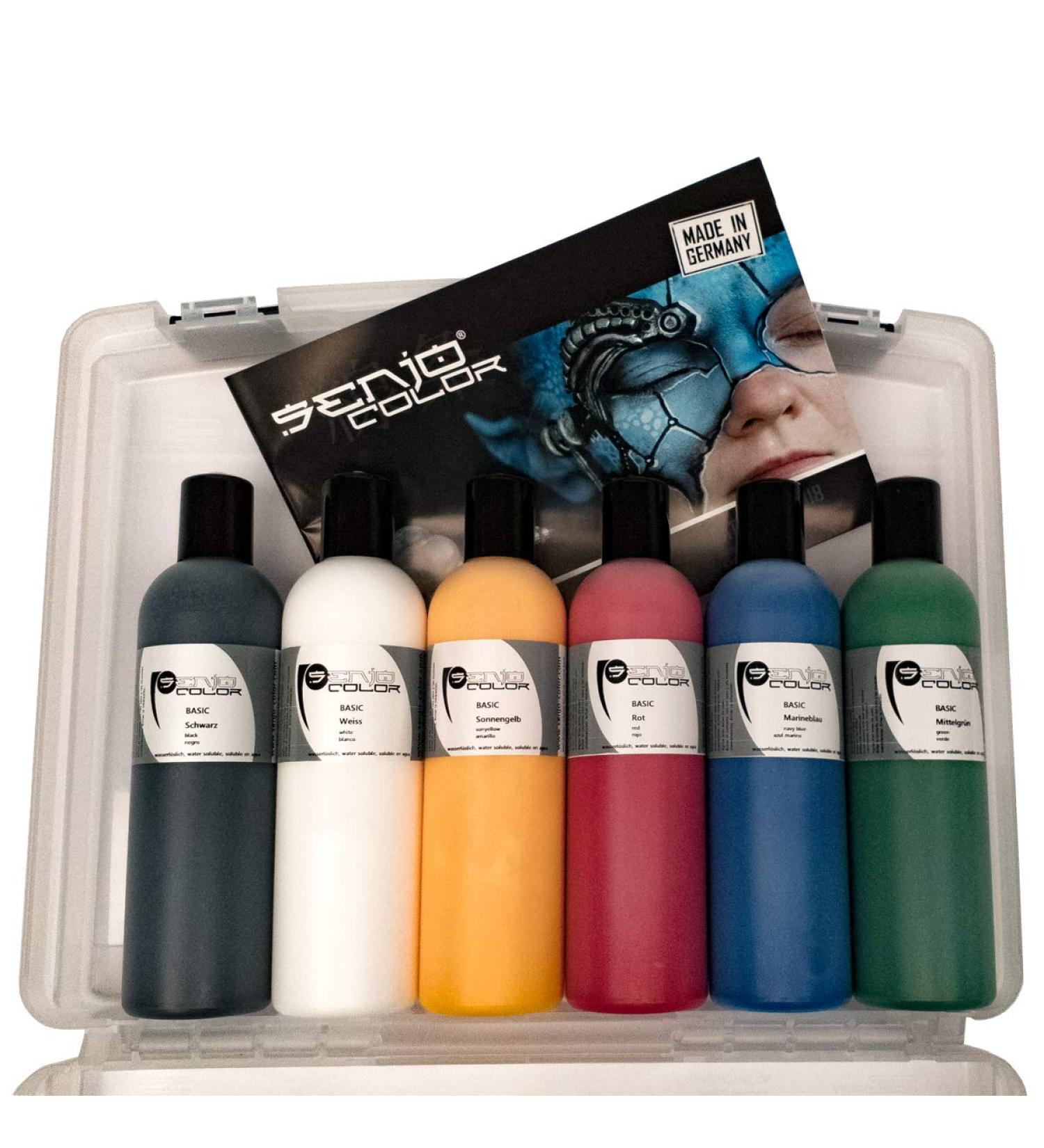  Senjo Color Senjo Color BASIC body paint 6 x 250ml in a gift box - Buy Online on GoSupps.com