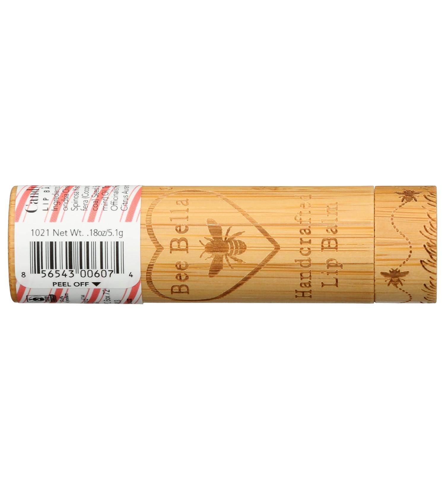 Bee Bella Candy Cane Lip Balm - Nourishing 0.21 OZ Moisturizer for Soft Lips | Best International Shipping - Buy Online on GoSupps.com