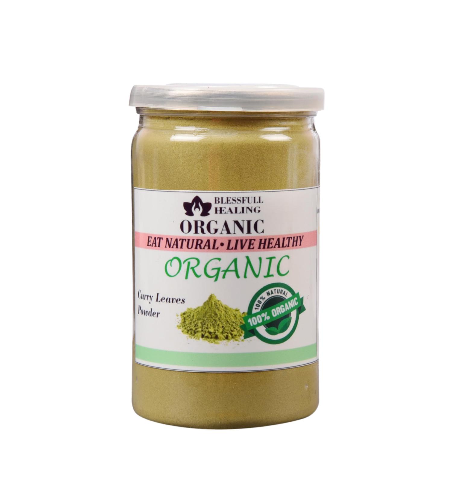 Blessfull Healing Organic Curry Leaves Powder 200 Gram (Packing May Vary) 200 Gram 7.05 oz - Buy Online on GoSupps.com
