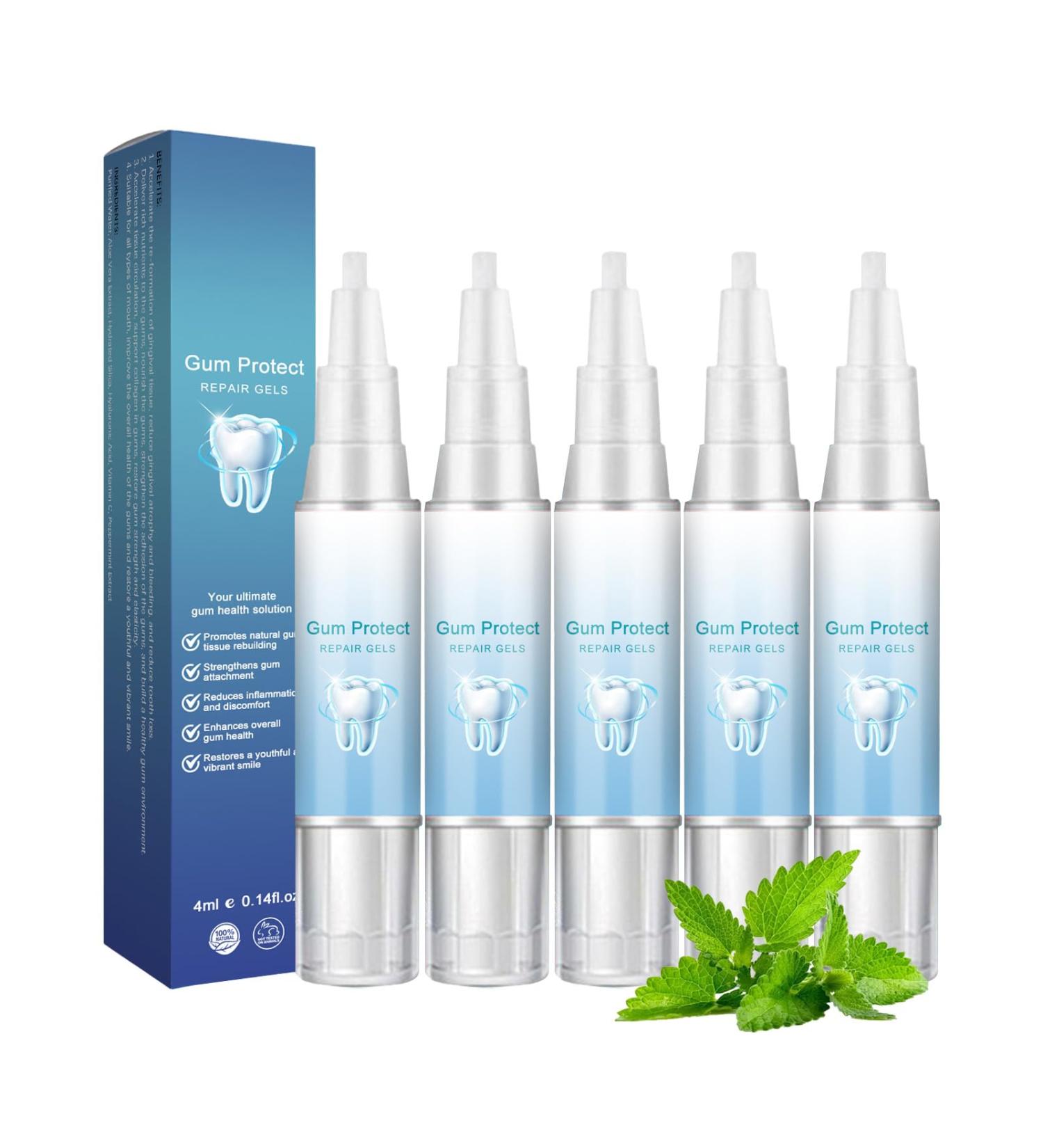 5-Piece Gum Therapy Gel Set | Effective Gum Protection & Teeth Whitening - Buy Online on GoSupps.com