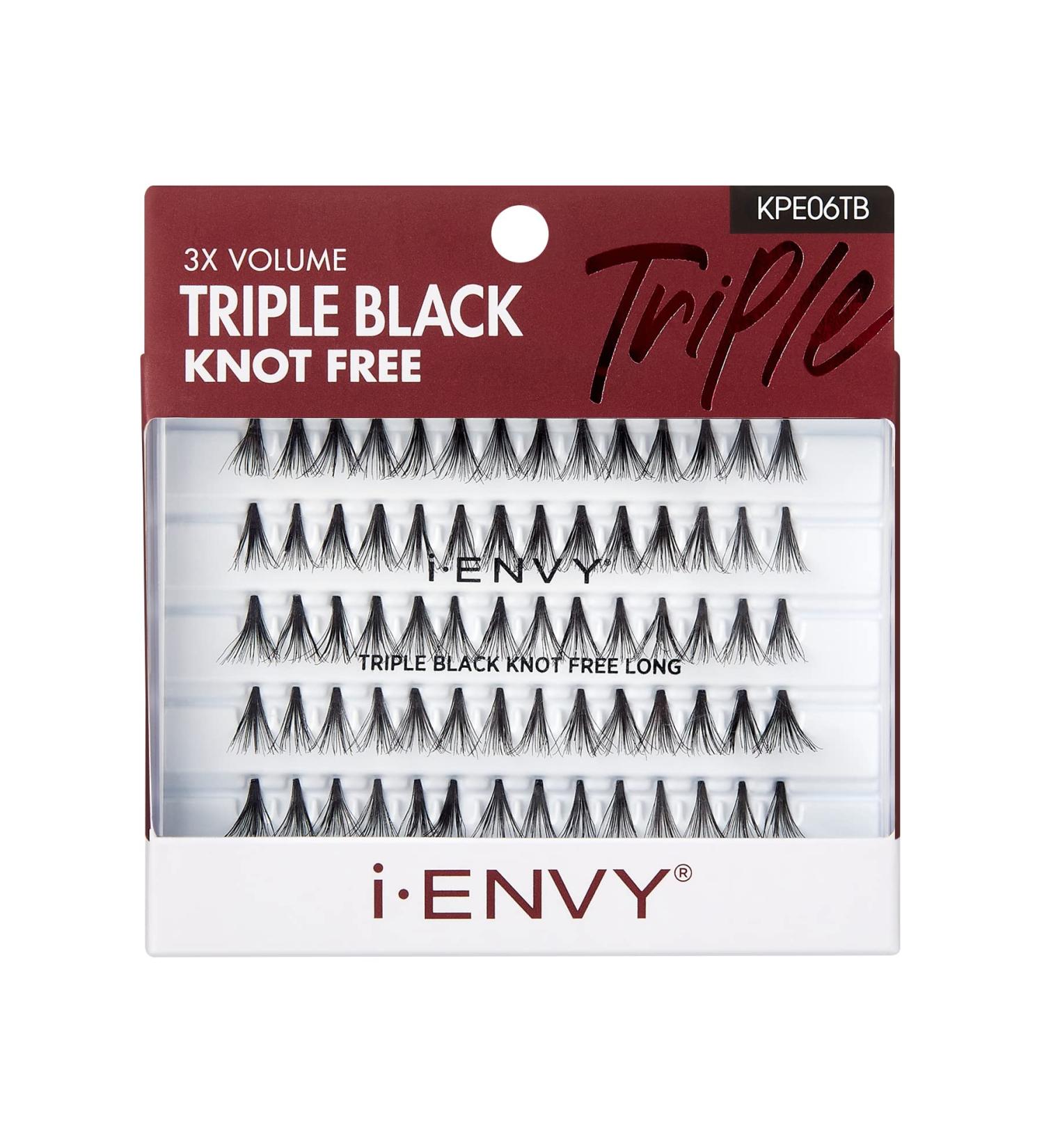 i-Envy Kiss Premium Knot-Free 70 Individual Lashes (Triple Black) - Buy Online on GoSupps.com