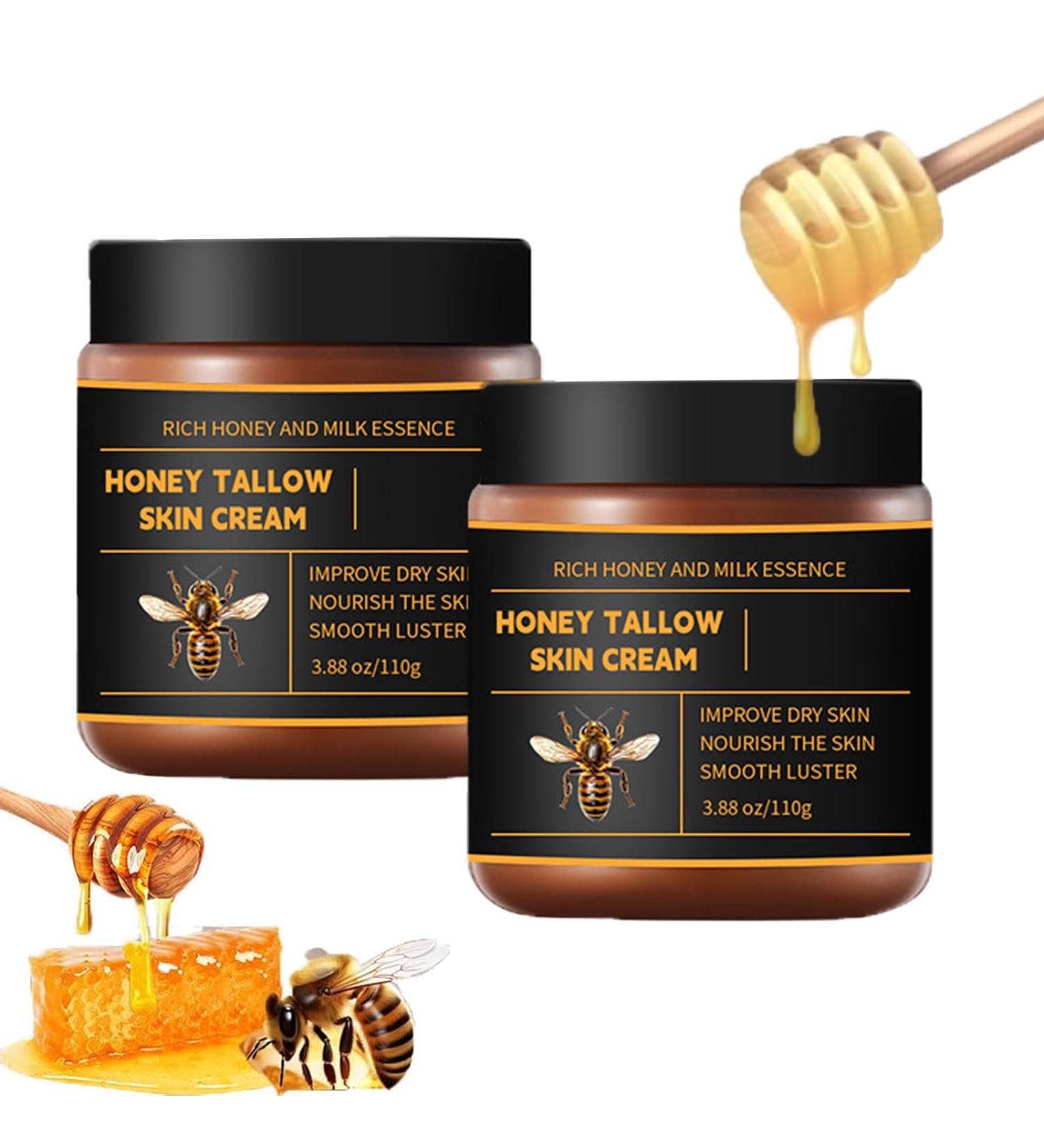 Pigdun Marroomi Tallow Honey Balm - Marromi Beef Tallow for Skin 100% Organic Grass-Fed Beef Tallow & Raw Wild Honey Natural Formula for Dry & Sensitive Skin - Buy Online on GoSupps.com
