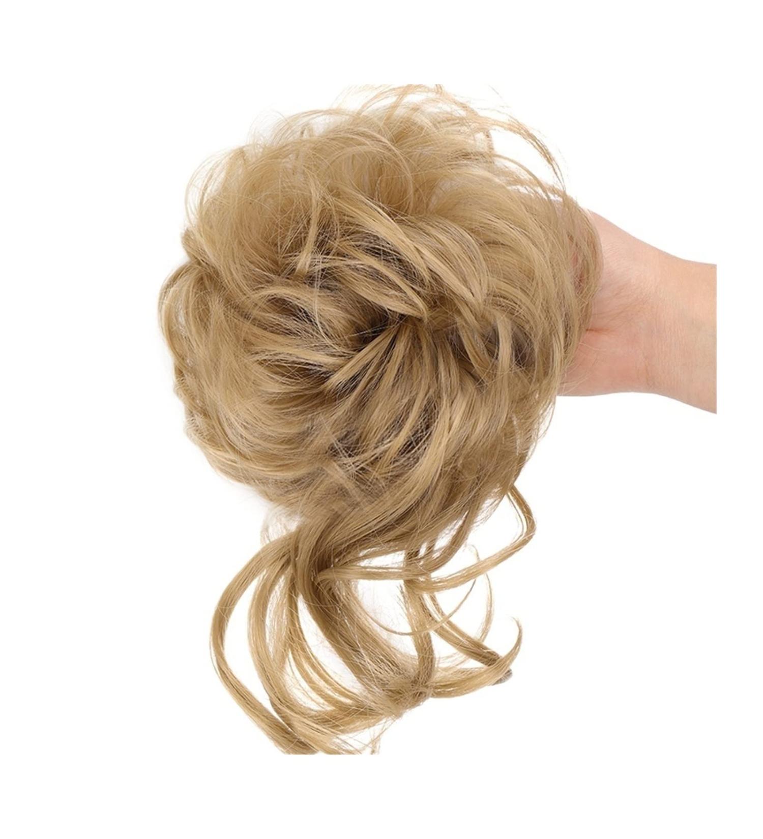 Messy Bun Hair Piece for Women Pieces Curly Chignon Donut Scrunchie for Women Messy Bun Hair Piece Synthetic Tousled Updo Hair Buns Extension Elastic Hair Band Hair Fake Hair Accessories for Women 24 - Buy Online on GoSupps.com