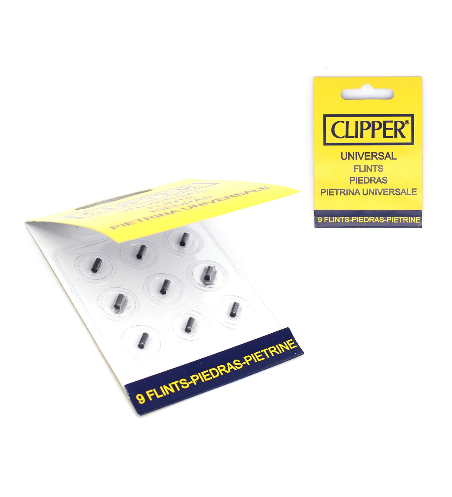 Clipper Lighter Flints 2-Packs x9 Flints Each  Compatible with All Flint Lighters Including Clipper and Zippo Lighters - Buy Online on GoSupps.com