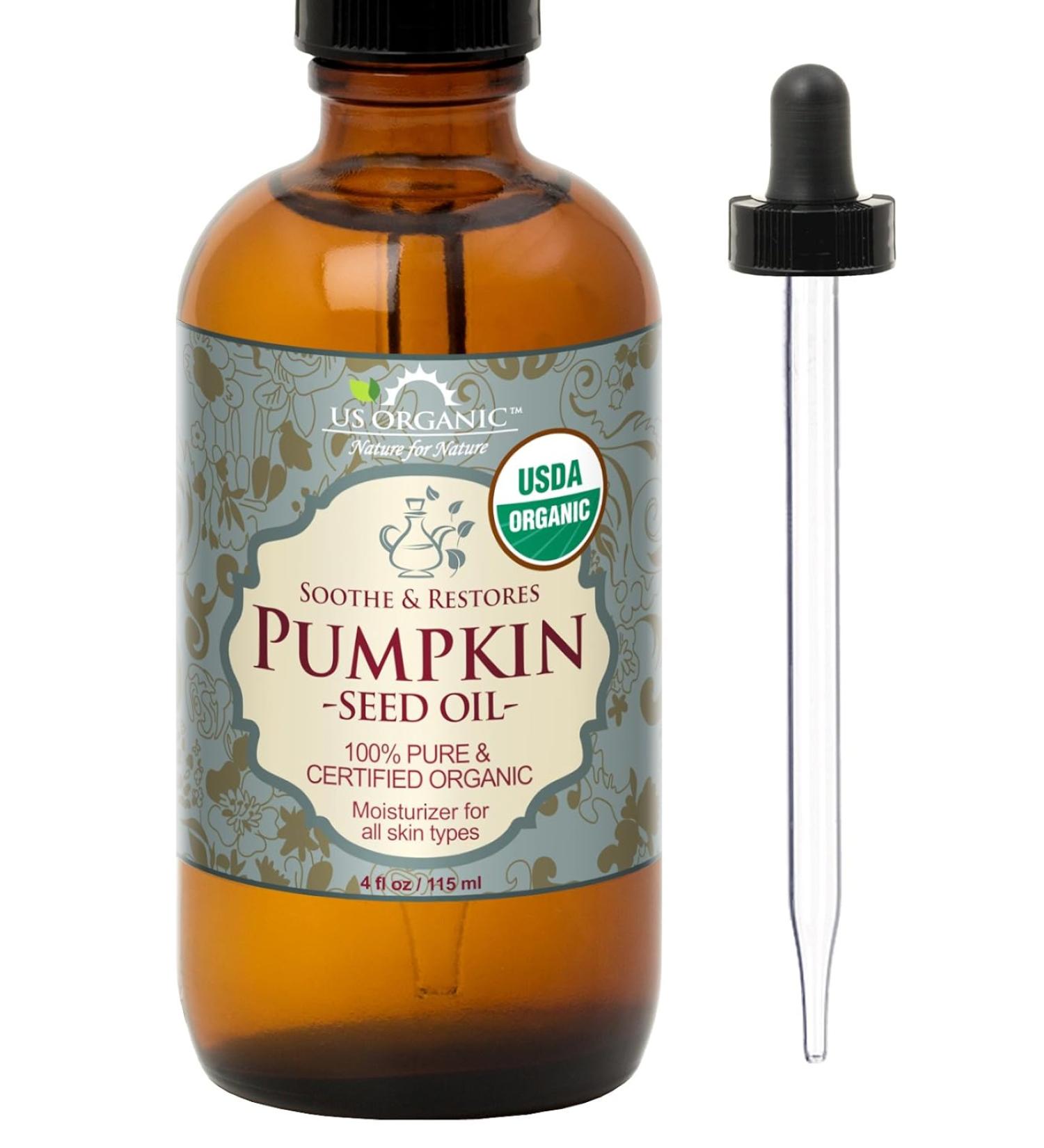 US Organic Seed Oil - Pumpkin  - 4 Fl Oz. - Buy Online on GoSupps.com