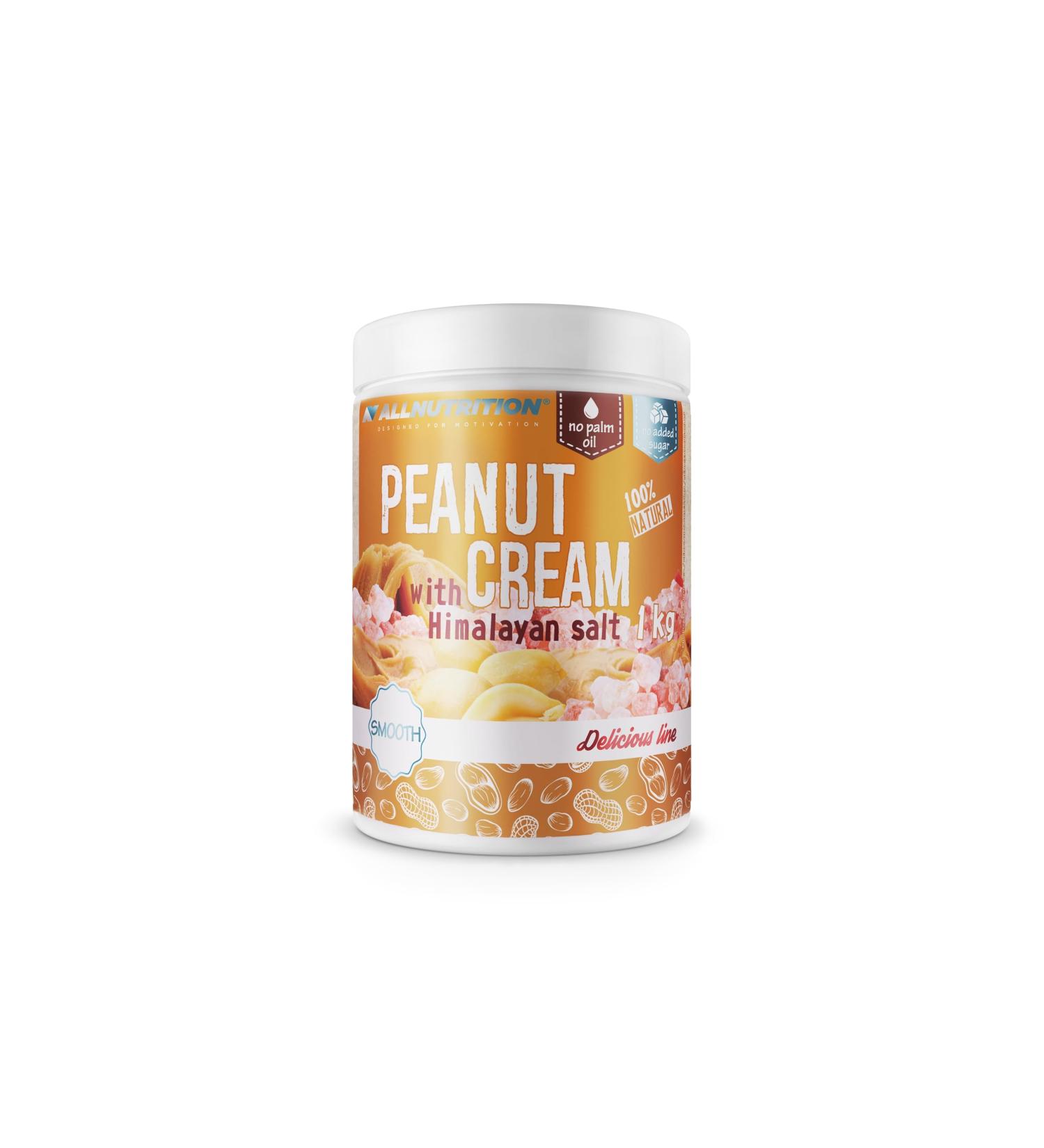 ALLNUTRITION Peanut Butter Cream with Himalayan Salt Egg White Spread Protein Source Dietary Supplement Suitable for Vegetarians Vitamin E Fiber Magnesium 1000g