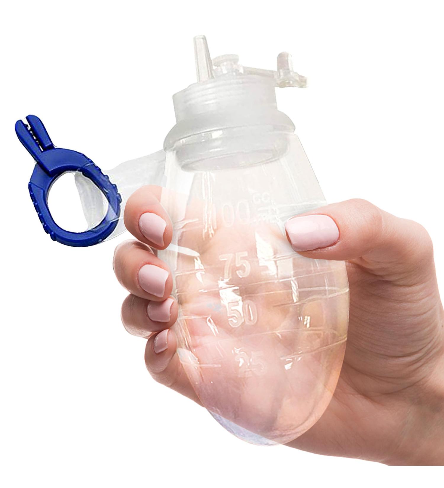 EZGOODZ Silicone Bulb Evacuator 100ml - Sterile Leakproof Surgical Drainage Bulb for Post-Operative Wound Collection - Single-Use Reservoir for Body Fluids - Buy Online on GoSupps.com