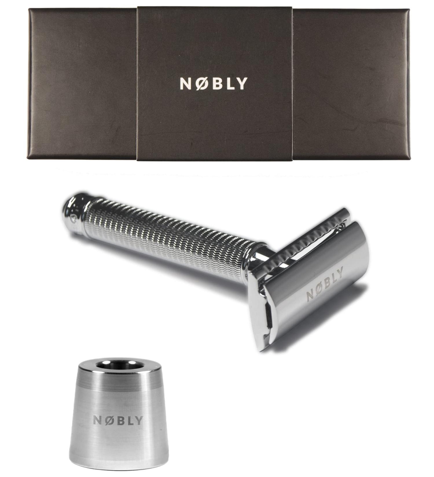 N bly Safety Razor Set for Men & Women | Eco-Friendly Shaving with Blades & Stand - International Shipping Available - Buy Online on GoSupps.com