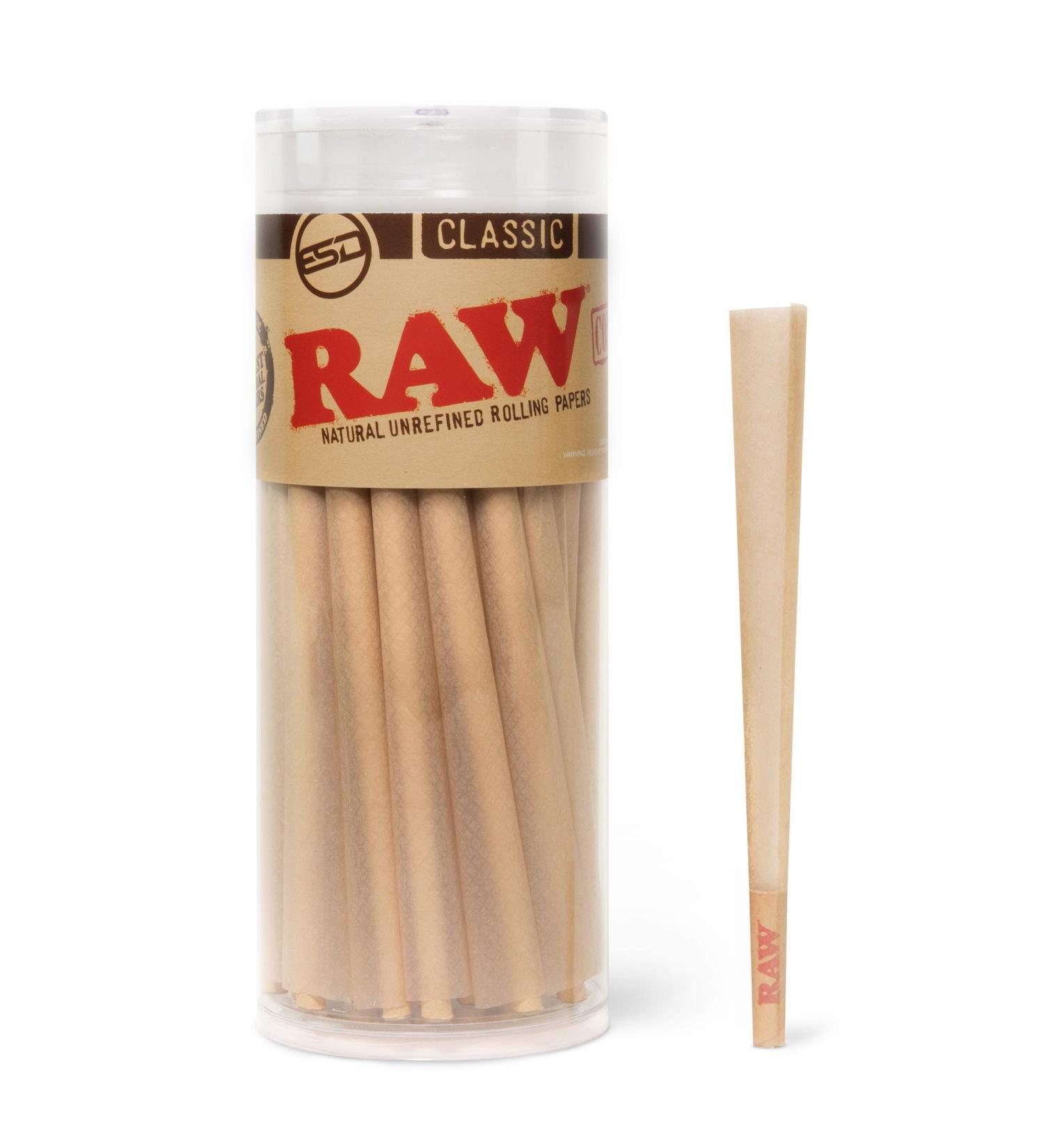 RAW Peacemaker Cones Classic | 27 Pack | Larger than King Size - All Natural Vegan Friendly and Pre Rolled for Convenience 27 Count (Pack of 1) 27.0