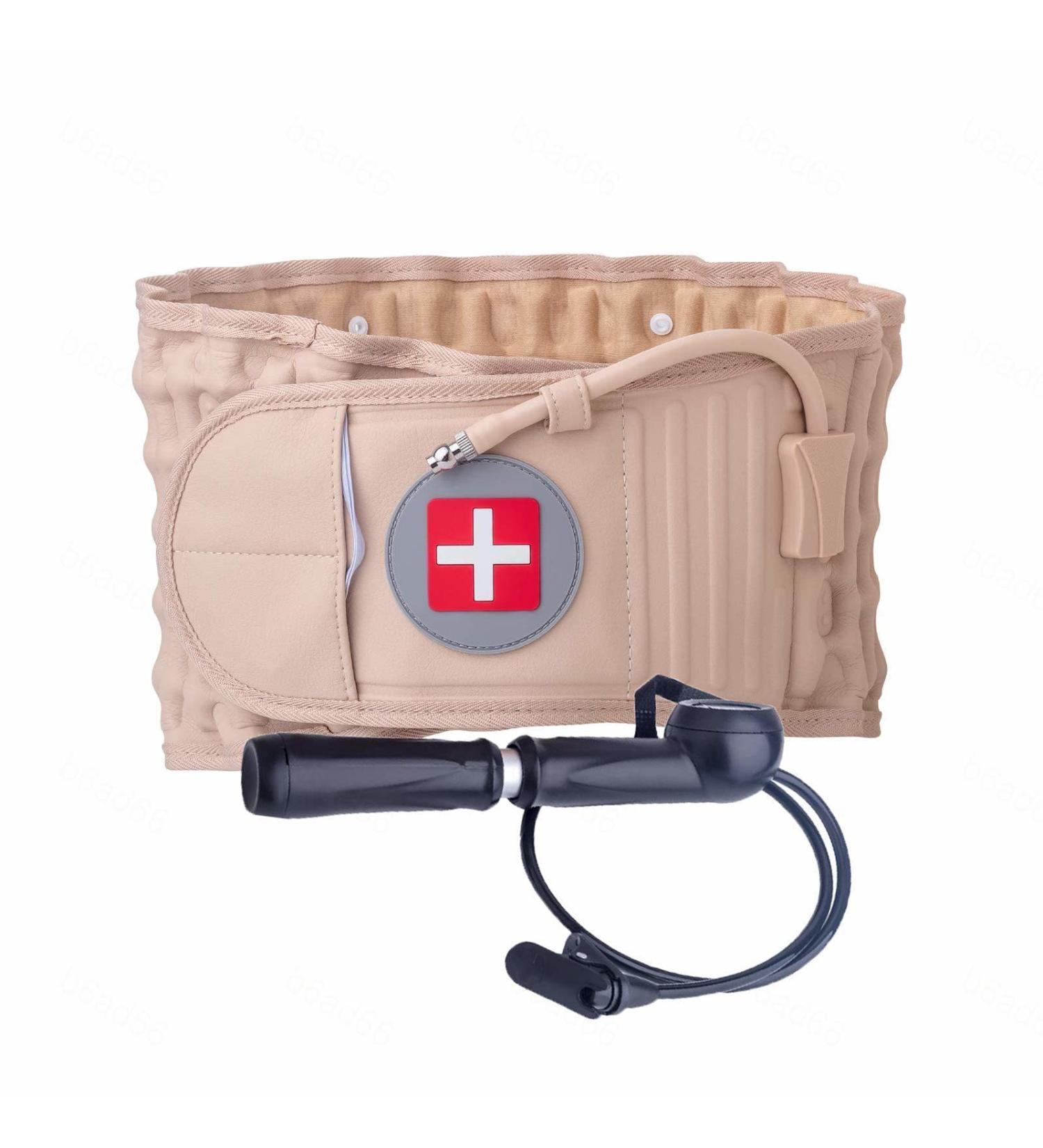 MOUSKE Back Support - Electric Massage Belt & Decompression for Lumbar Relief | International Shipping - Buy Online on GoSupps.com