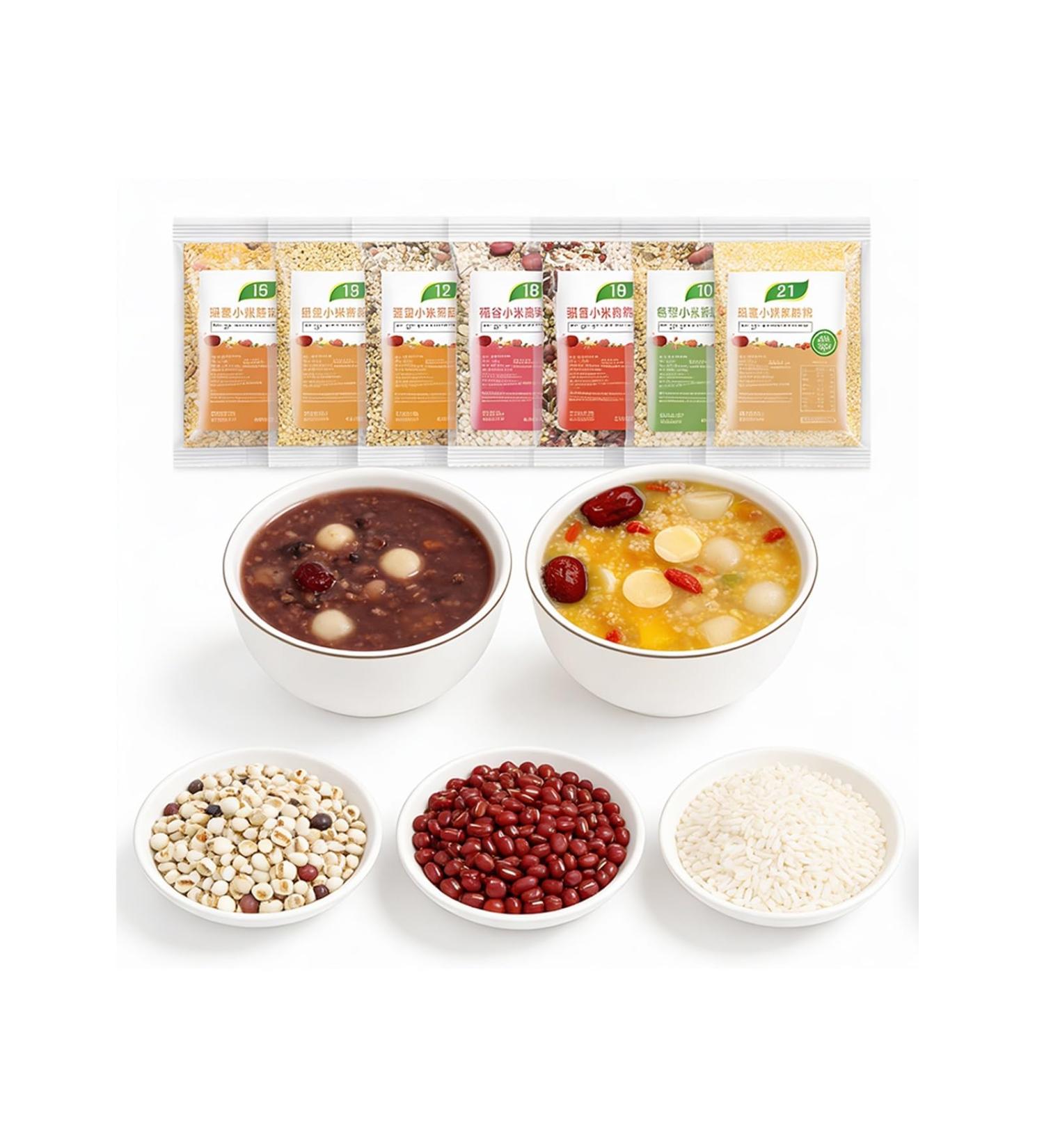 Pack De Bouillie De Petit-d jeuner De 42 Jours 75 G X 42 Sachets M lange De C r ales Grains Entiers Facile Cuisiner Et Nutritif Repas Multigrains Sucr For La Famille - Buy Online on GoSupps.com