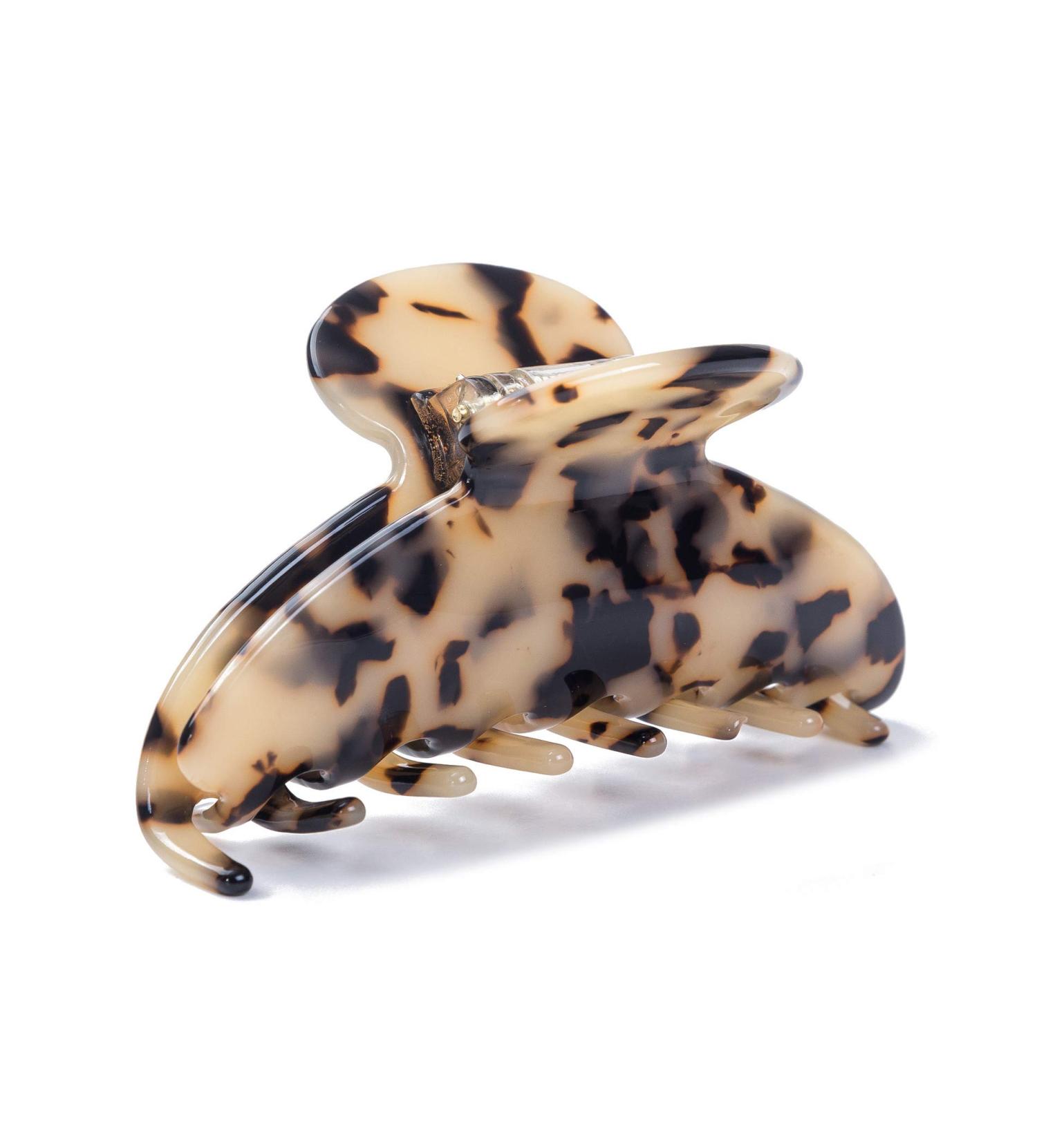 Prettyou Large Handmade Celluloid French Barrette Tortoise Shell Hair Clip for Women - Buy Online on GoSupps.com