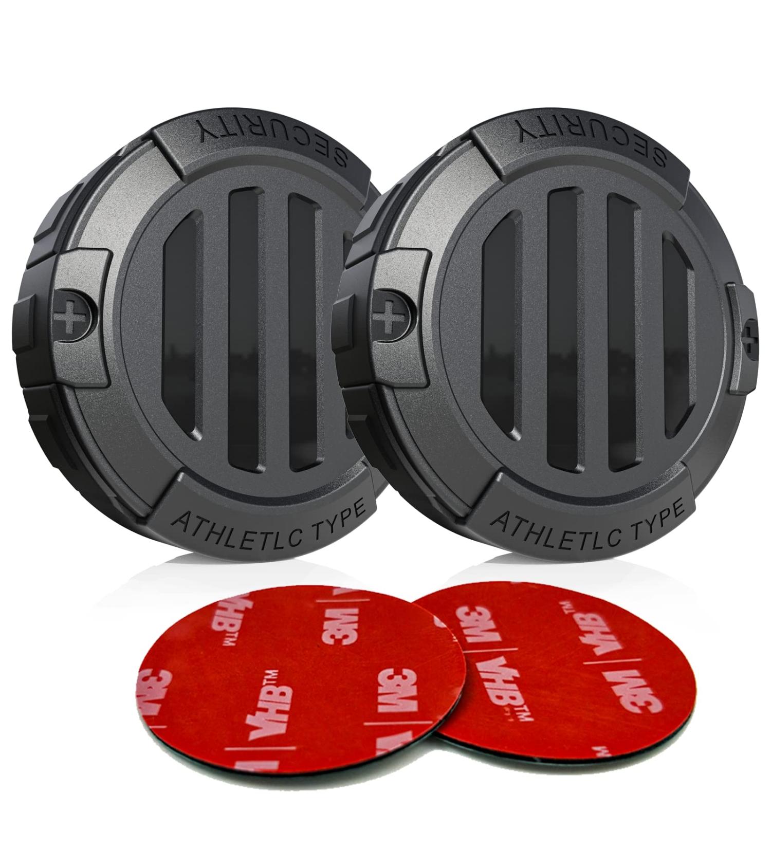 2 Pack Waterproof Airtag Sticker Mount Case for Apple - Adhesive Protector for Bike, Luggage, Car - Hidden AirTag Holder for Remote Control - Buy Online on GoSupps.com