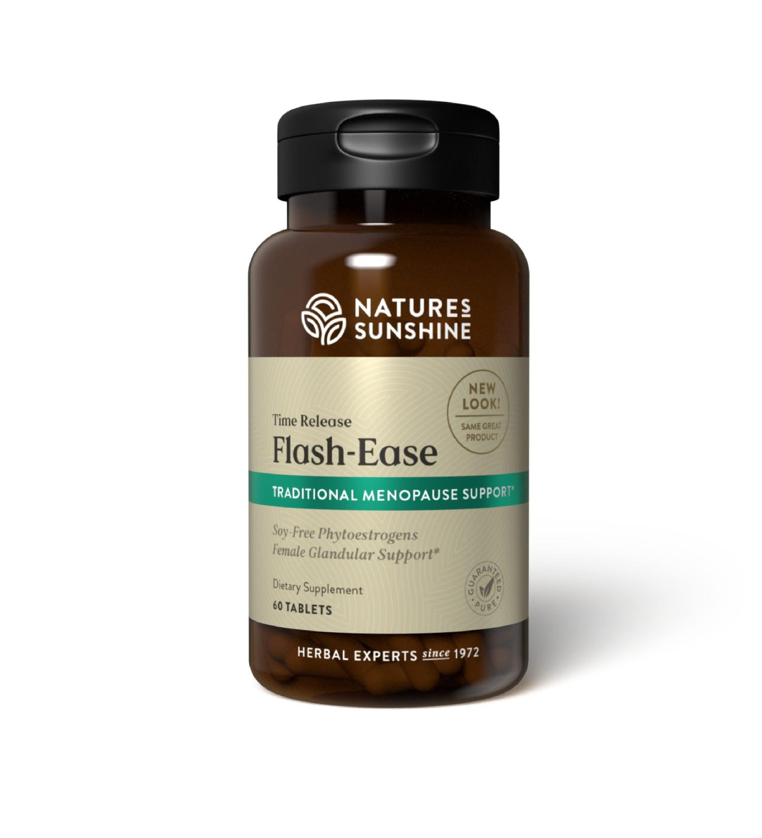 Nature's Sunshine Flash Ease TR 60 Tablets - Menopause Relief Supplement - Buy Online on GoSupps.com