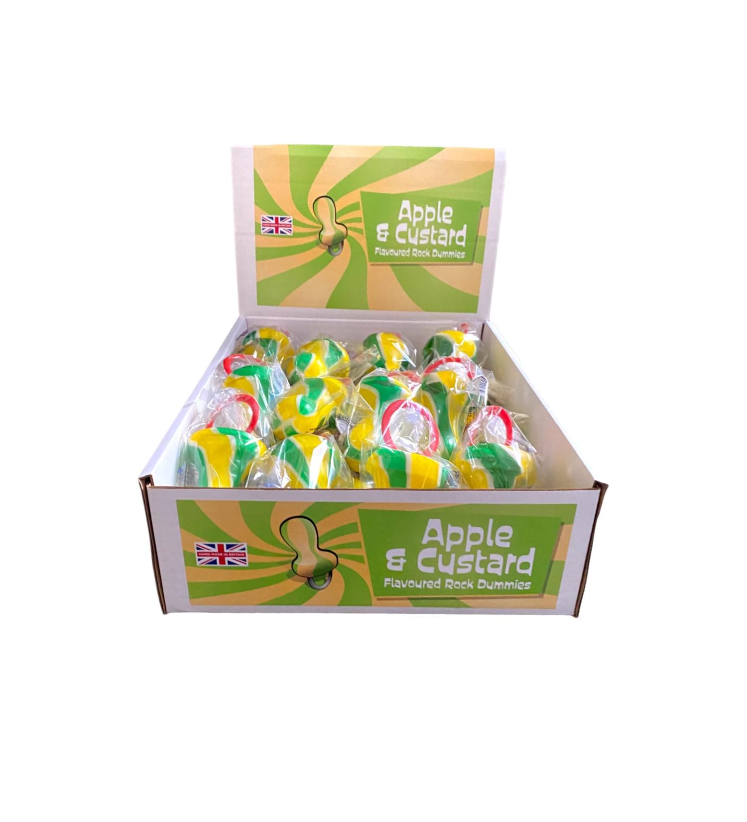 5 X Giant Apple & Custard Rock Dummy Uk Made Party Favours Cake Decoration Handmade Dummies