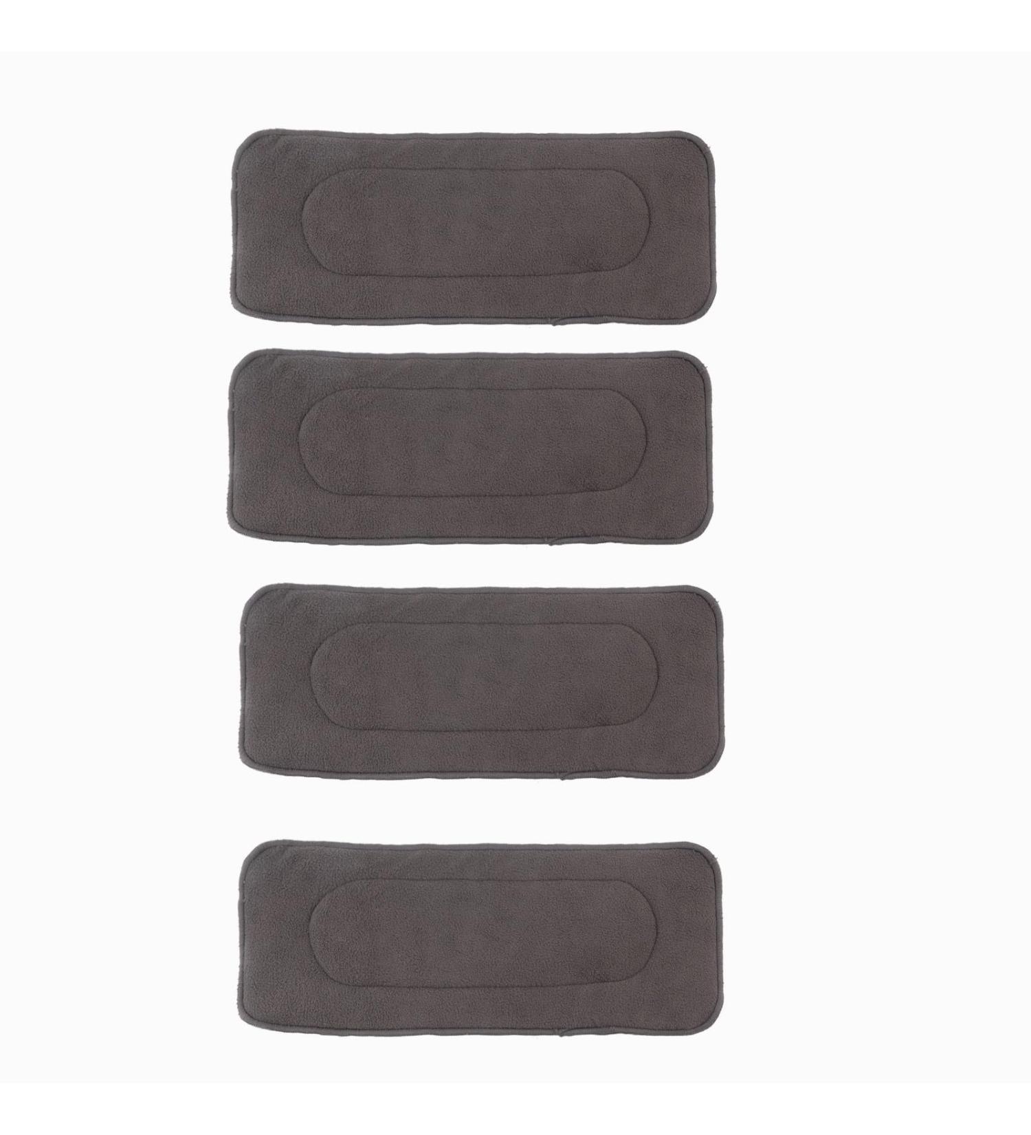 4pcs Washable Bamboo Charcoal Cloth Nappy Liner | Super Absorbent Diaper Insert for Adults - Buy Online on GoSupps.com