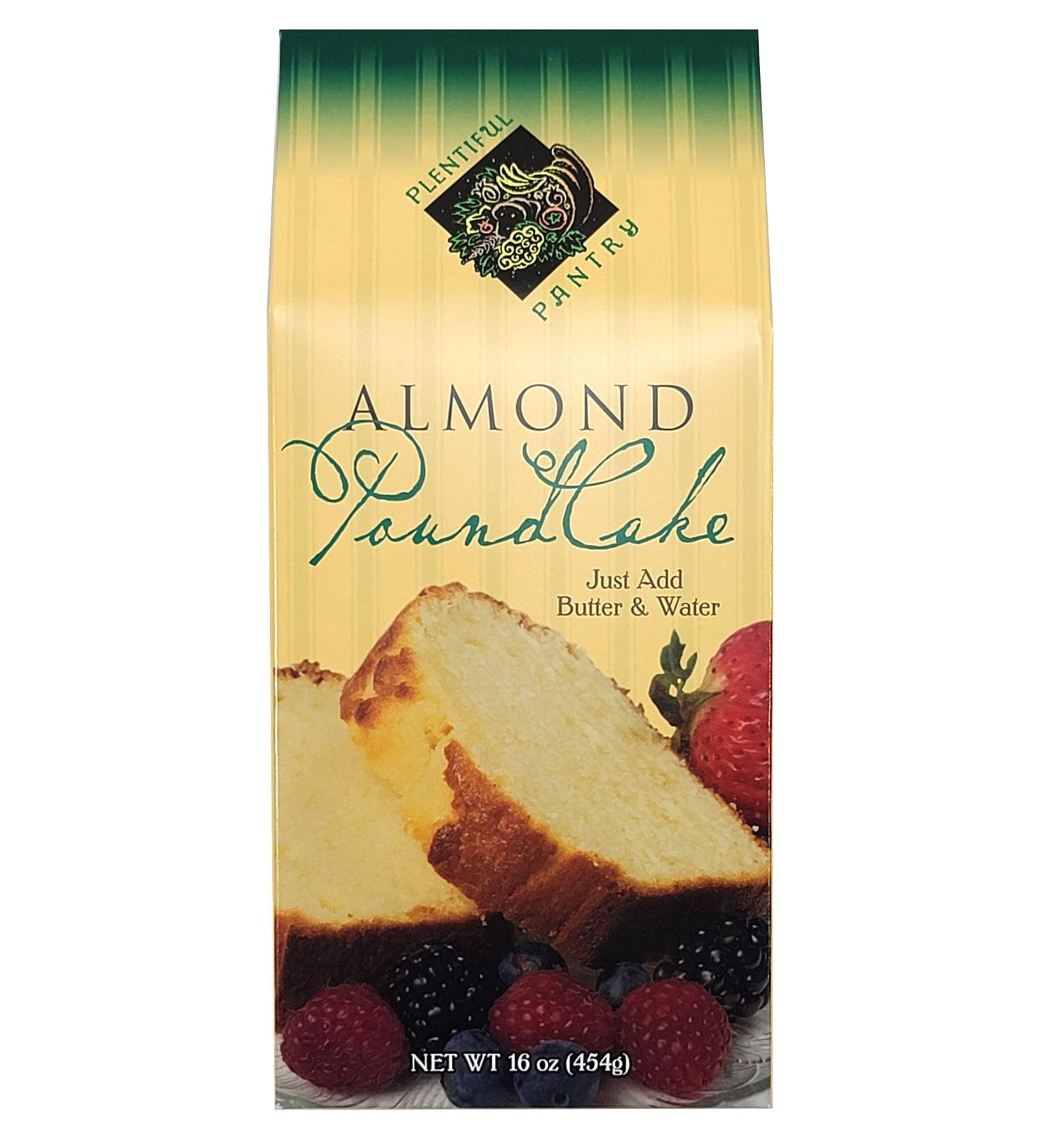 Plentiful Pantry Almond Pound Cake Mix 16 Ounce - Just Add 2 Ingredients  Bake & Serve 1 Pound (Pack of 1) - Buy Online on GoSupps.com