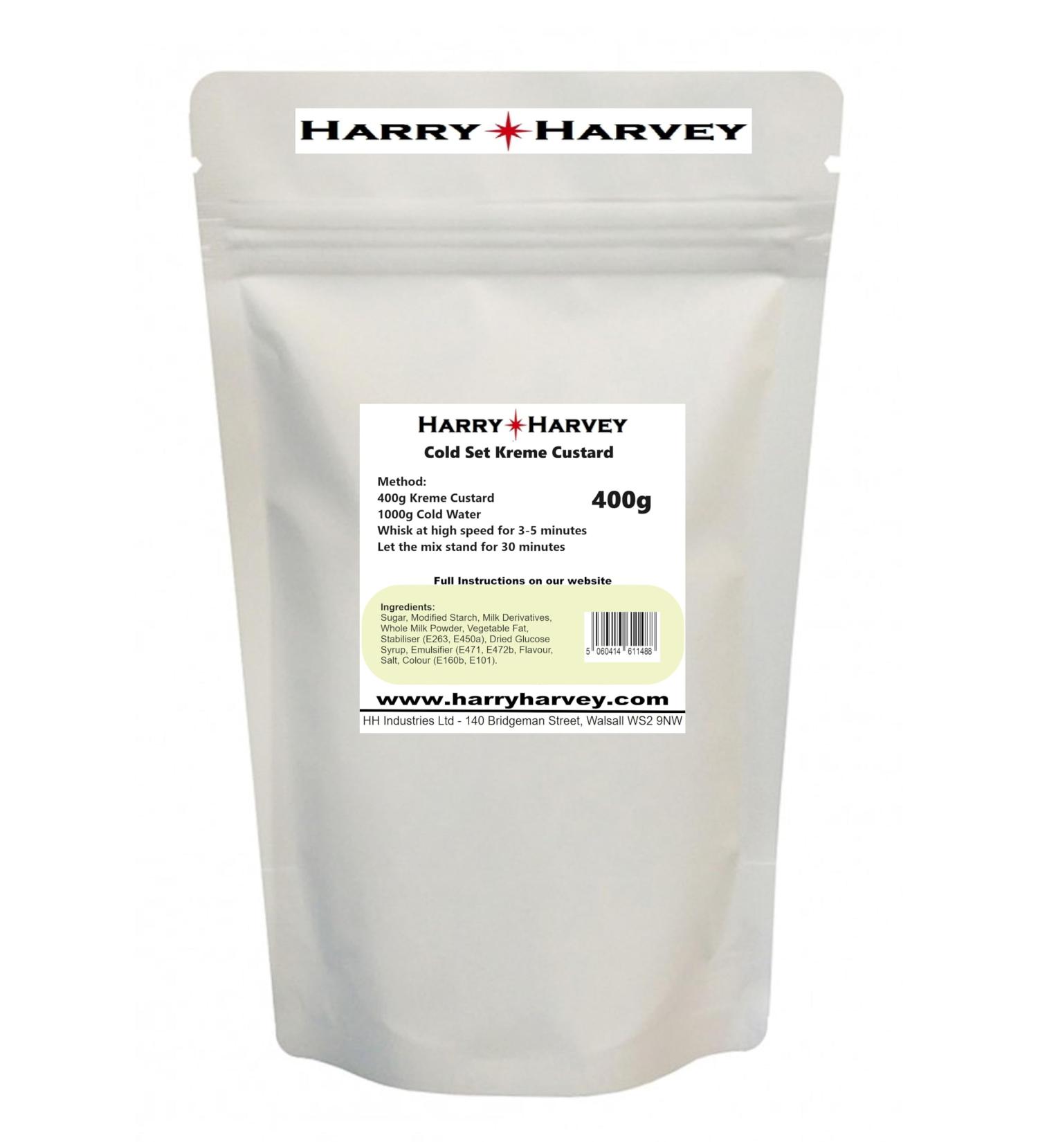 400g Cold Set Kreme Custard Powder - Ideal for Bakery Ingredients - Buy Online on GoSupps.com