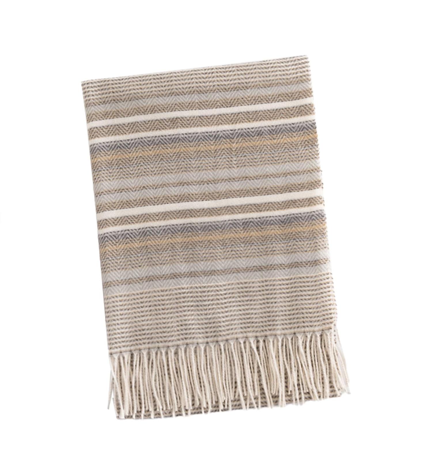Triangular Women's Knitted Wool Scarf - Black Buttoned Cold Weather Accessory - Buy Online on GoSupps.com